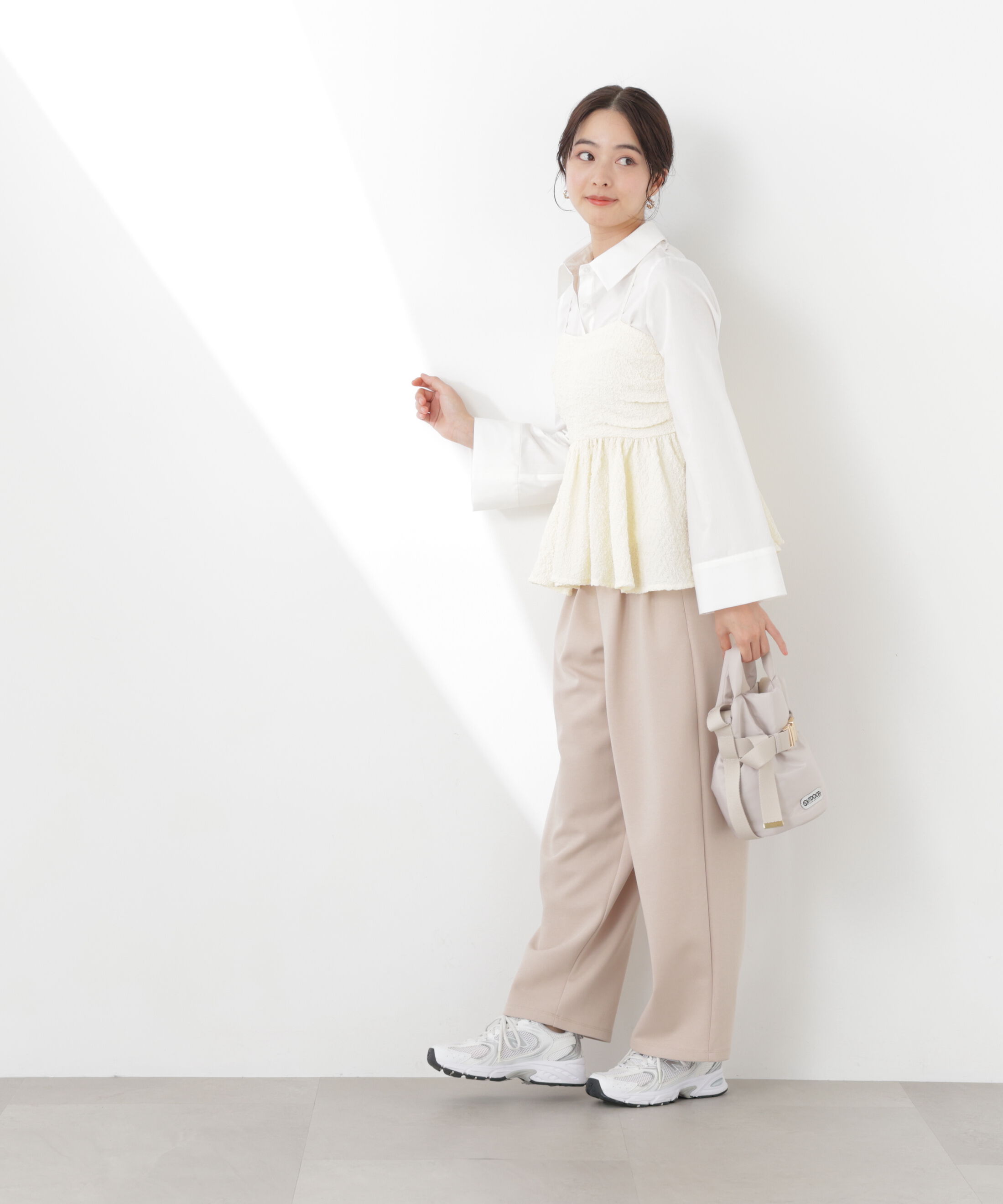 PROPORTION BODY DRESSING「〈a/mie〉膨れジャガードビスチェ　26SS」|シャツ・ブラウス|