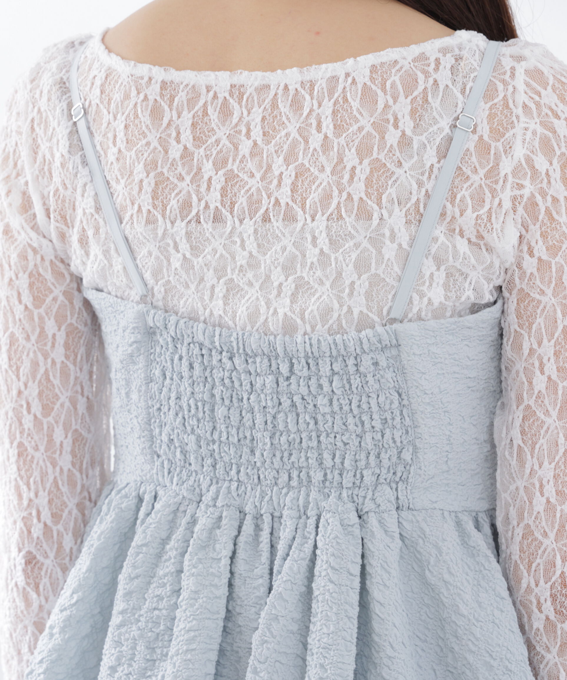 PROPORTION BODY DRESSING「〈a/mie〉膨れジャガードビスチェ　26SS」|シャツ・ブラウス|