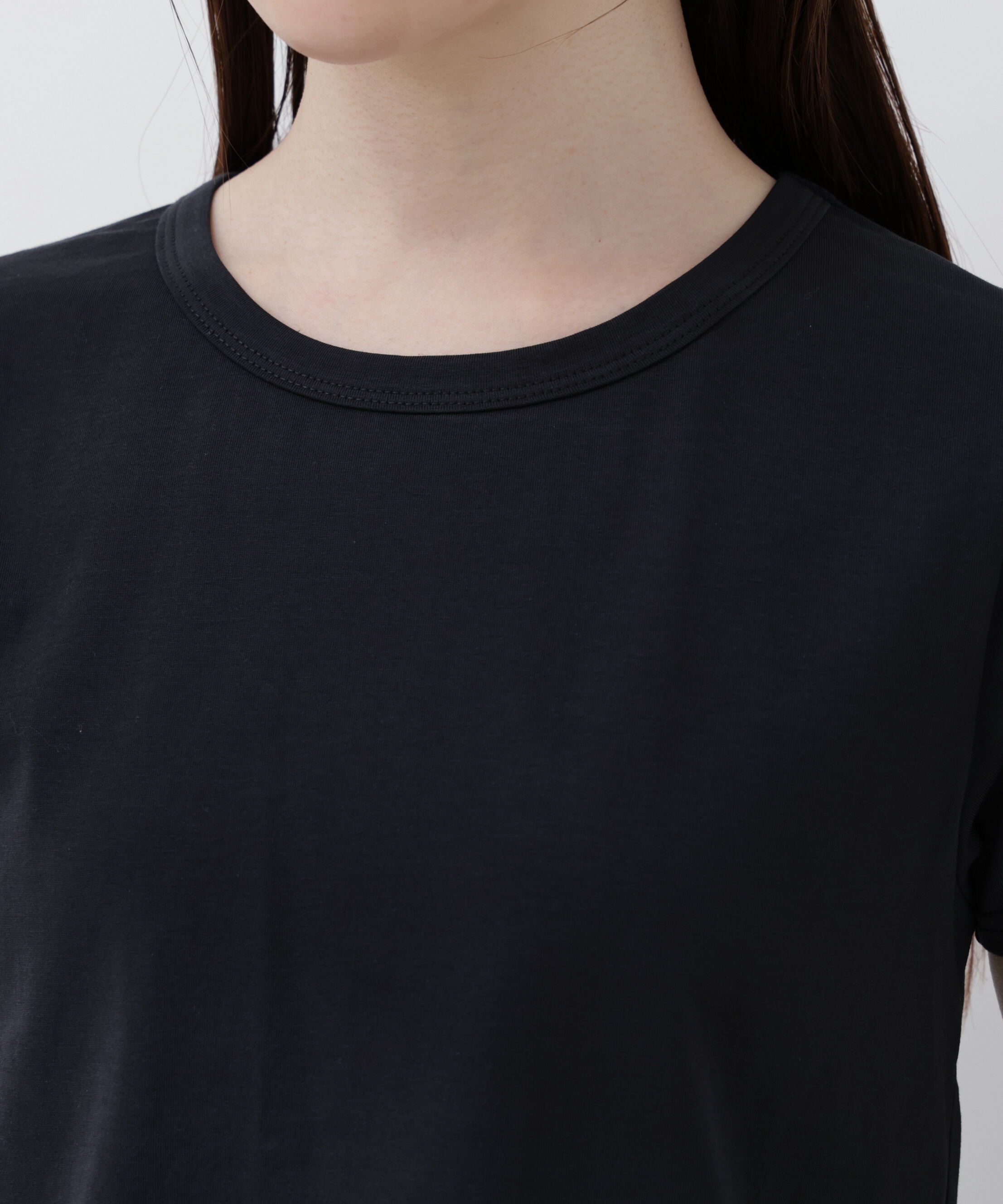 PROPORTION BODY DRESSING「〈a/mie〉オーガニック接触冷感チャーム付きTシャツ 26SS」|Tシャツ・カットソー|