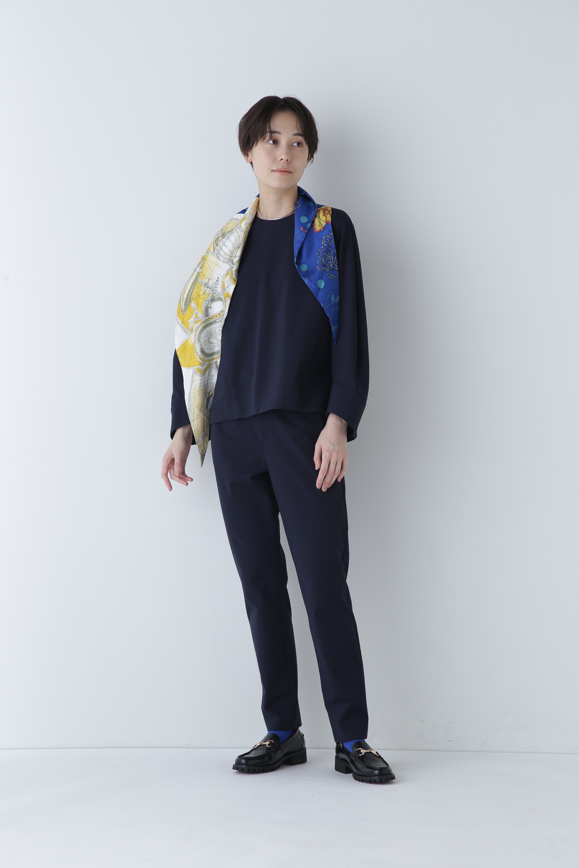  「ストレッチポンチテーパードパンツ」|その他|