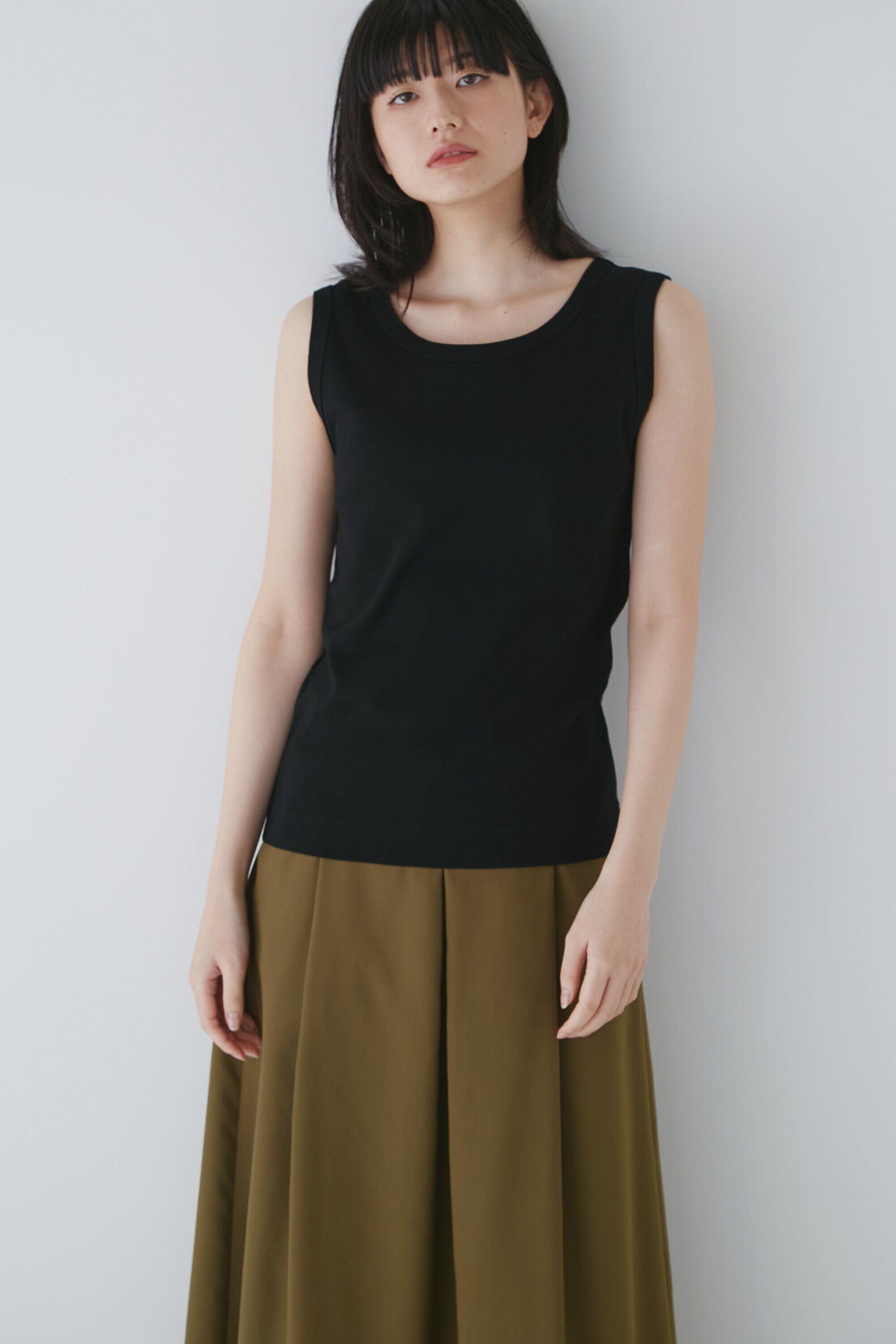  「◆オーガニックコットンフライスタンクトップ」|Tシャツ・カットソー|