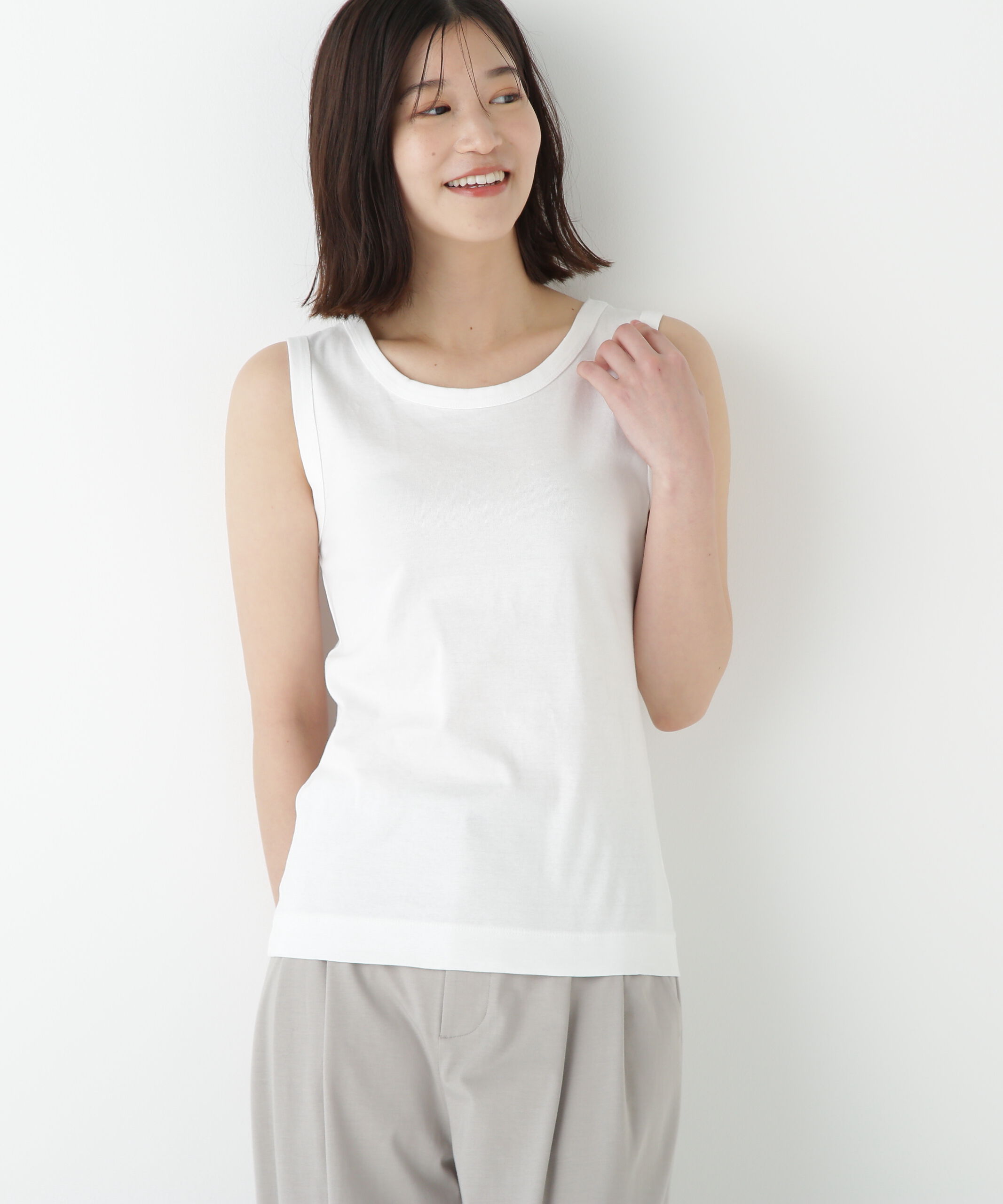  「◆オーガニックコットンタンクトップ」|Tシャツ・カットソー|
