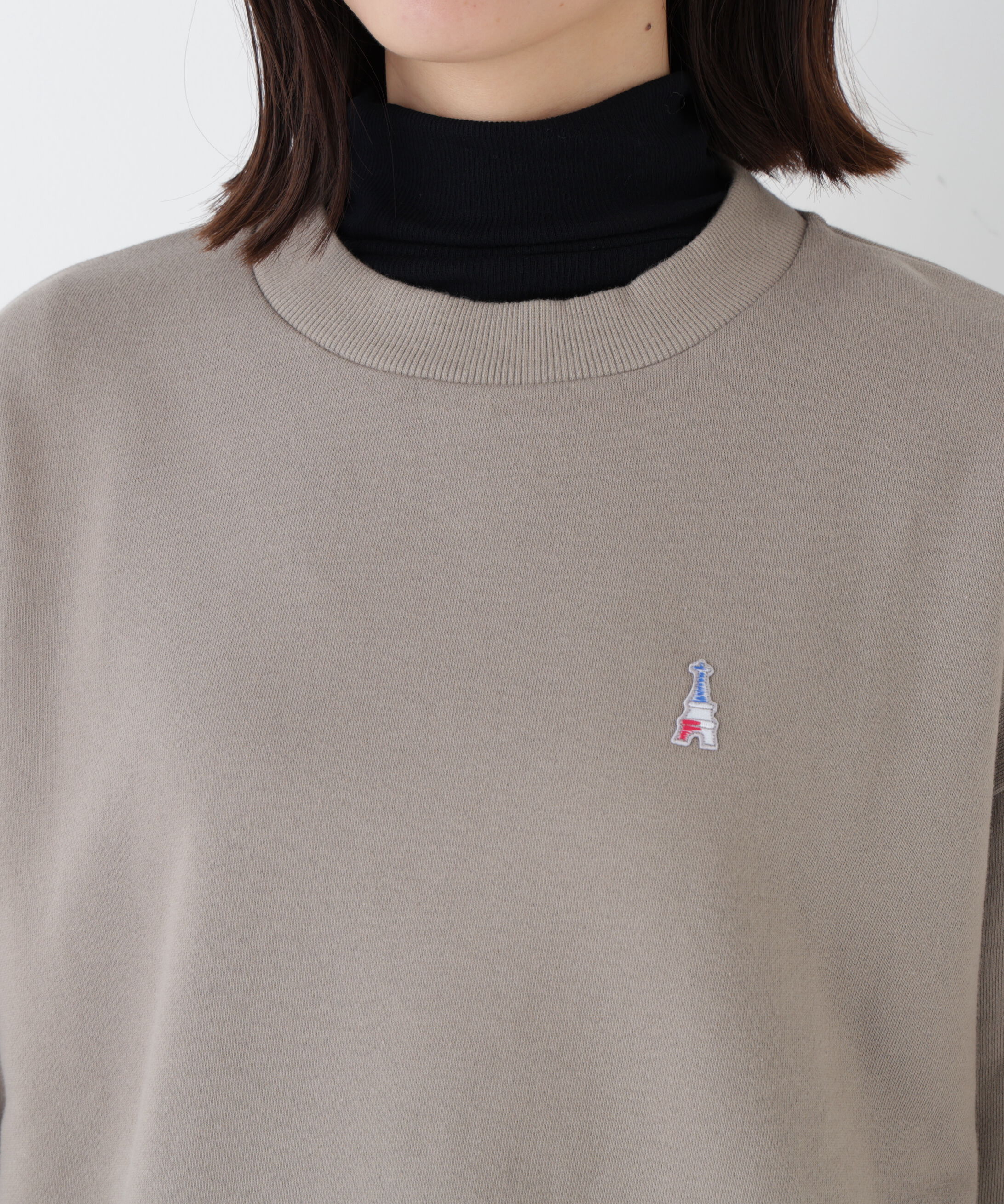  「◆モチーフワッペン裏起毛スウェット」|Tシャツ・カットソー|