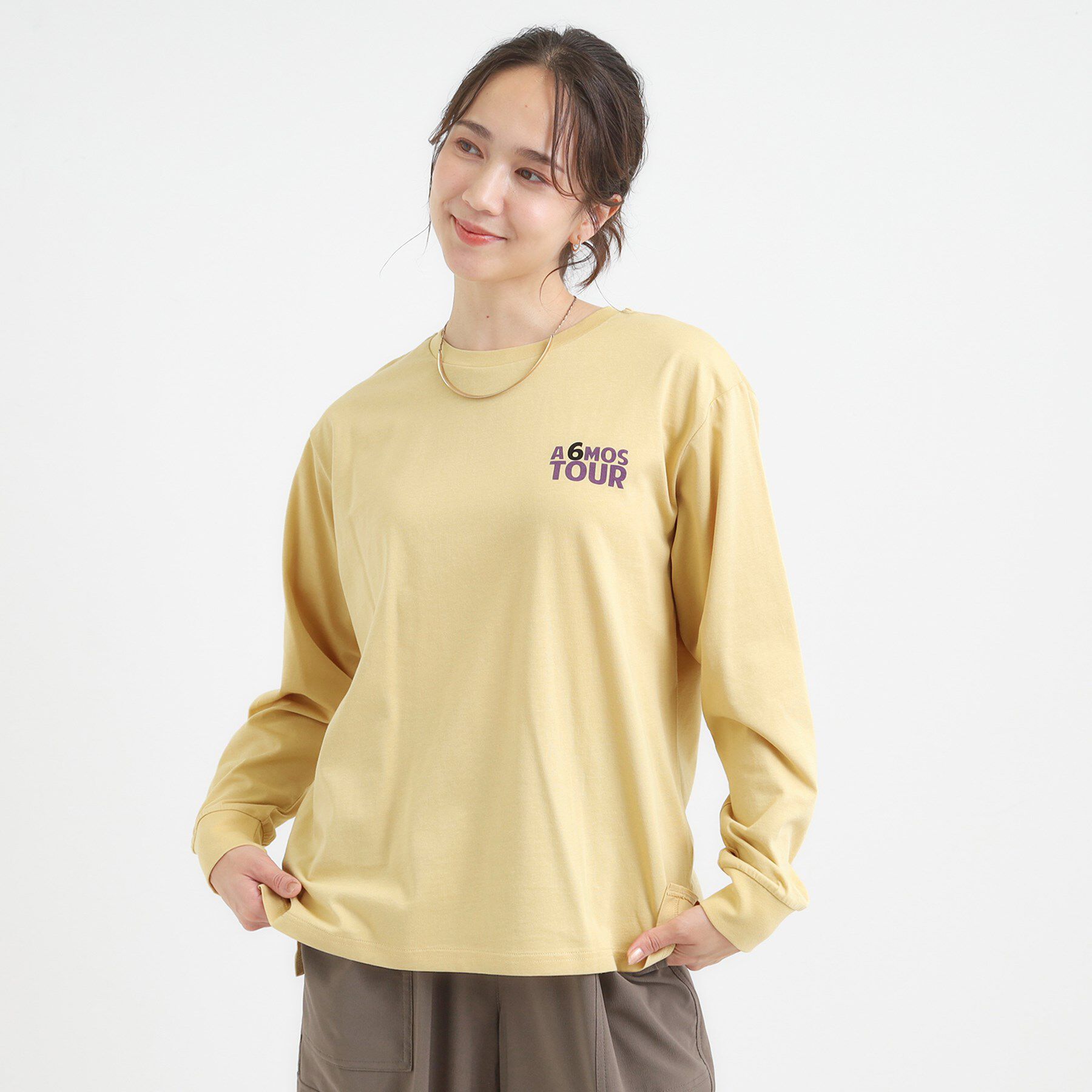 SHOO･LA･RUE「グラフィックアソート ベーシックロンT」|Tシャツ・カットソー|