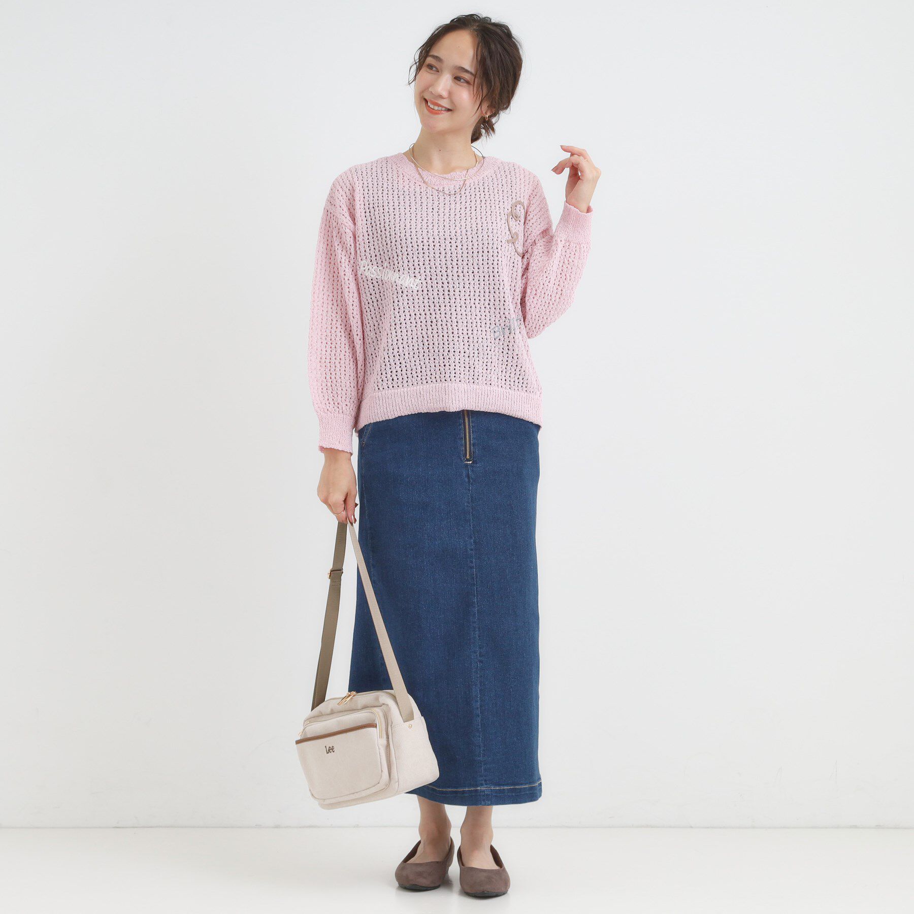 SHOO･LA･RUE「コード刺繍アソートメッシュカーディガン」|カーディガン|