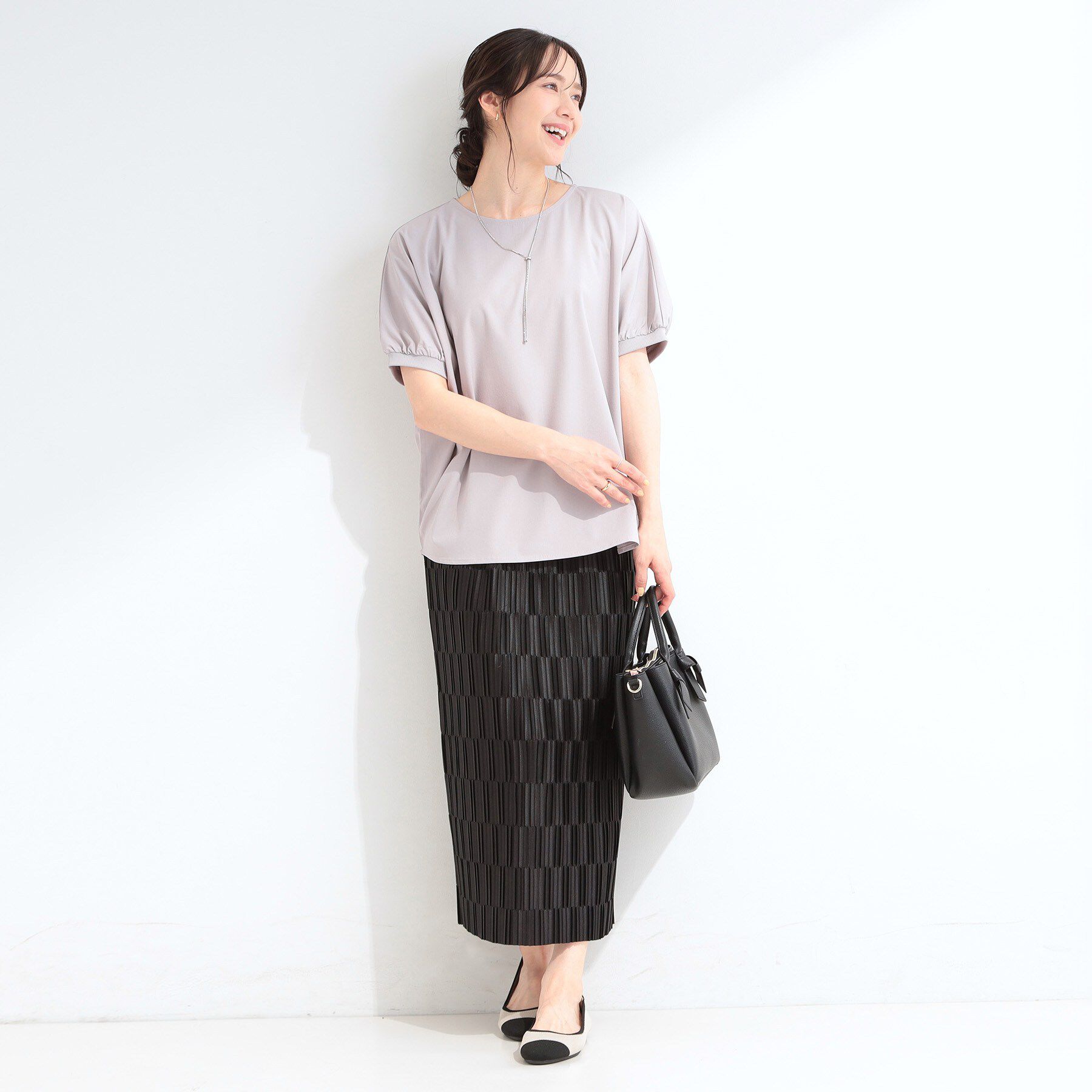 SHOO･LA･RUE「【洗濯後しわになりにくい】インせず着られる さらっとタッチのドルマンブラウス」|シャツ・ブラウス|