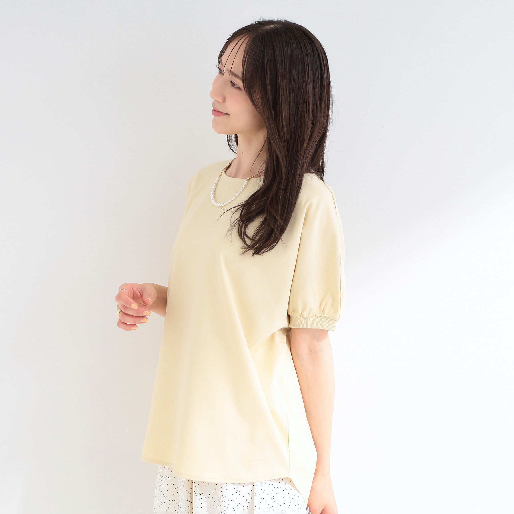 SHOO･LA･RUE「【洗濯後しわになりにくい】インせず着られる さらっとタッチのドルマンブラウス」|シャツ・ブラウス|