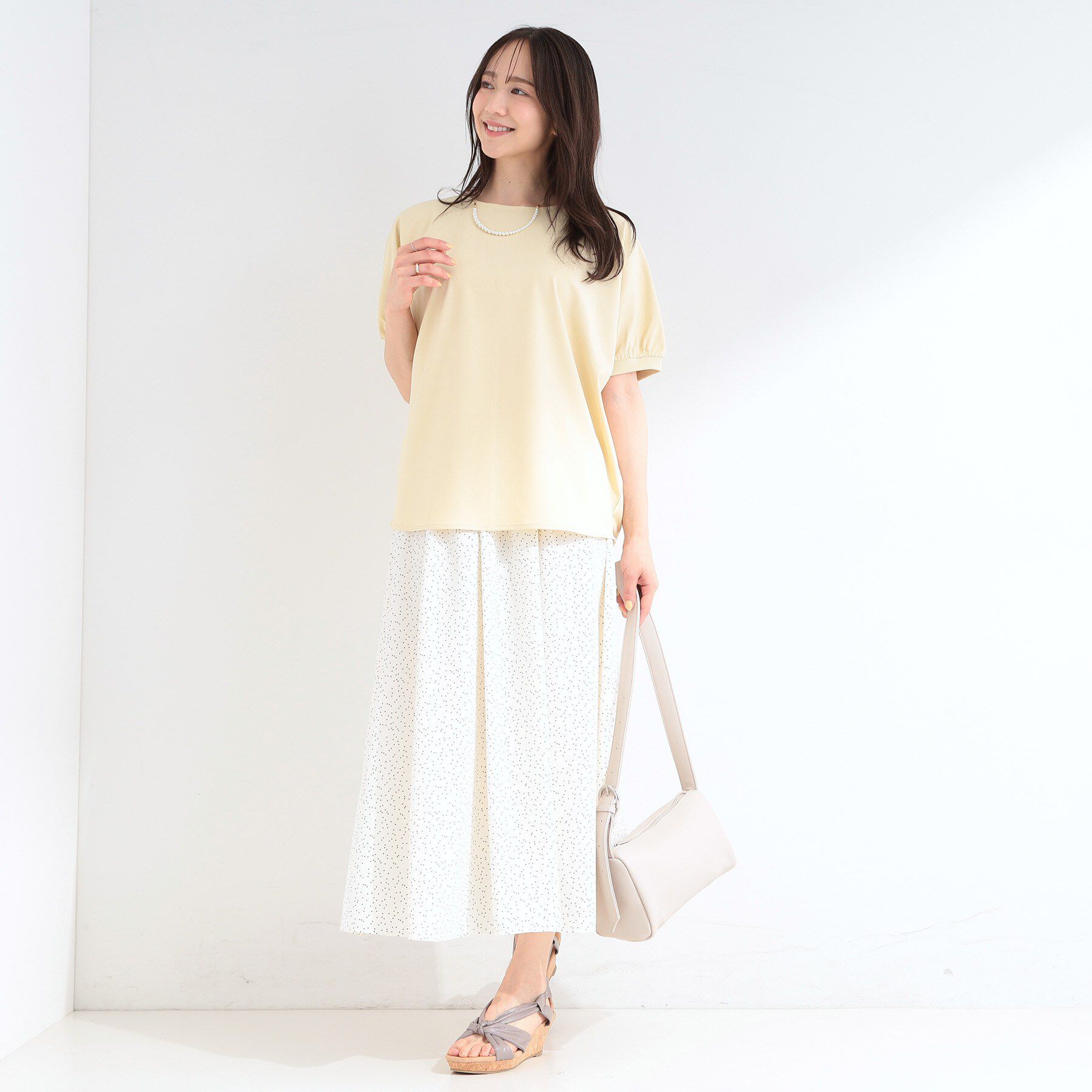 SHOO･LA･RUE「【洗濯後しわになりにくい】インせず着られる さらっとタッチのドルマンブラウス」|シャツ・ブラウス|