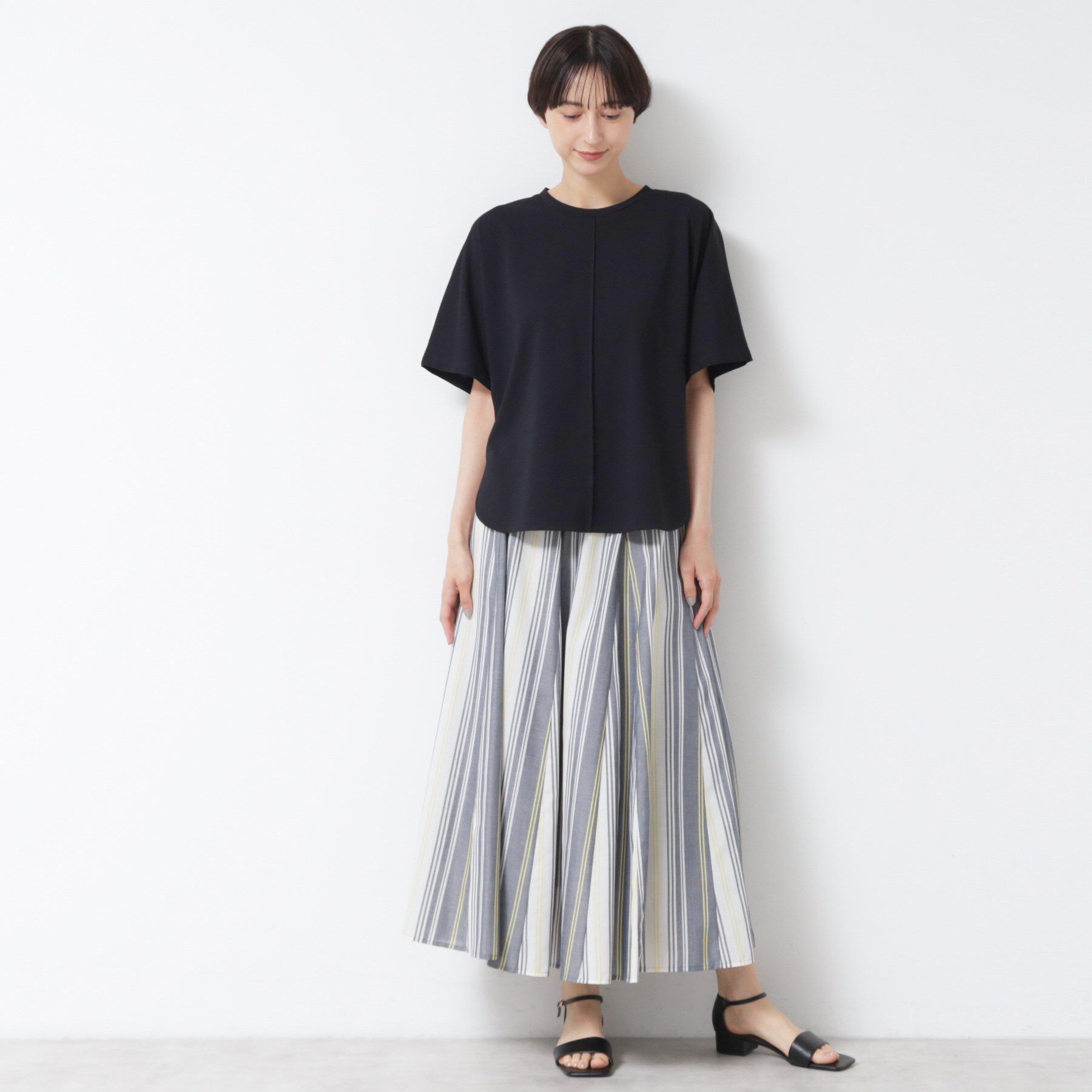 Dessin「【洗える】フレアカットソー」|Tシャツ・カットソー|