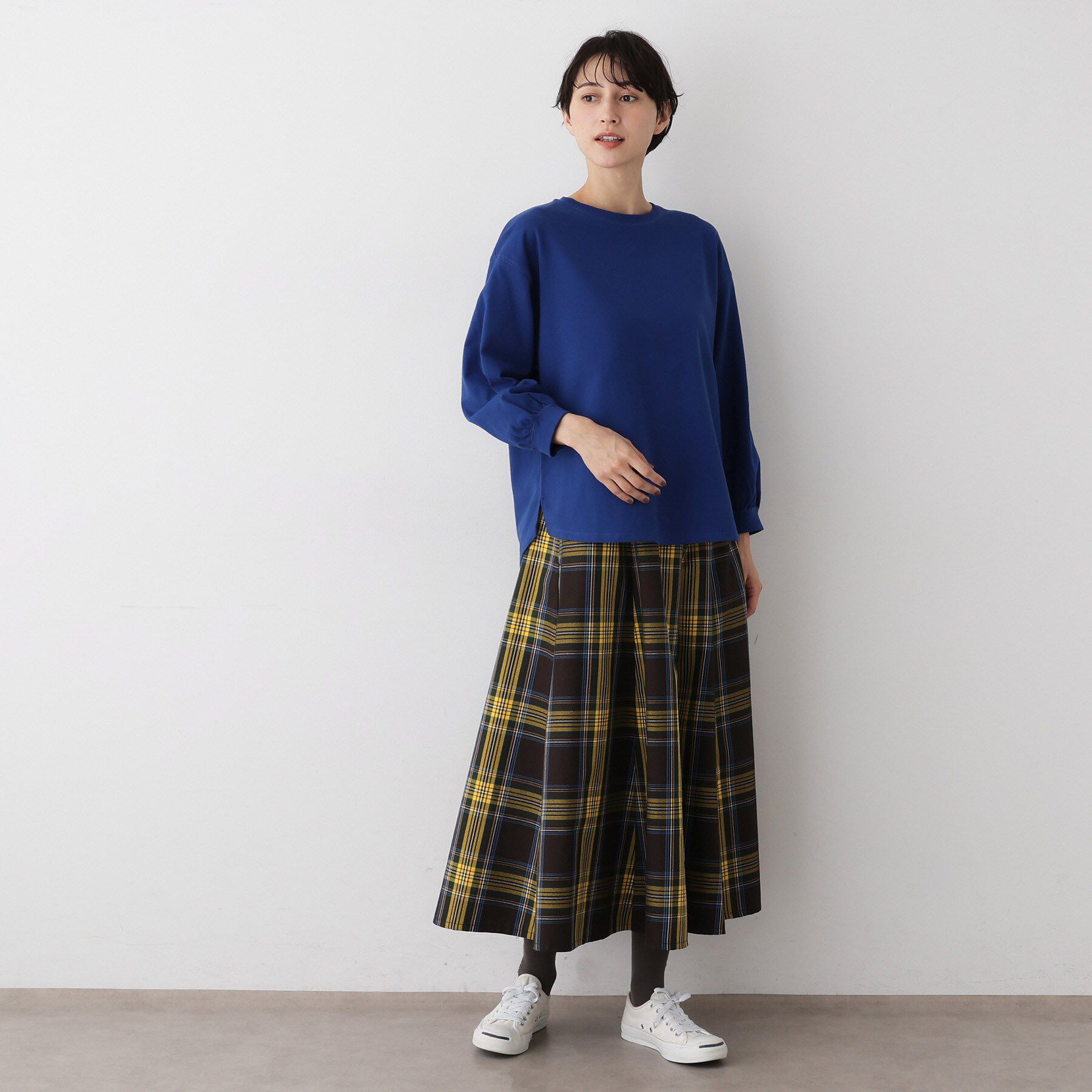 Dessin「【360度可愛い・洗える】バックヘンリーカットソー」|Tシャツ・カットソー|