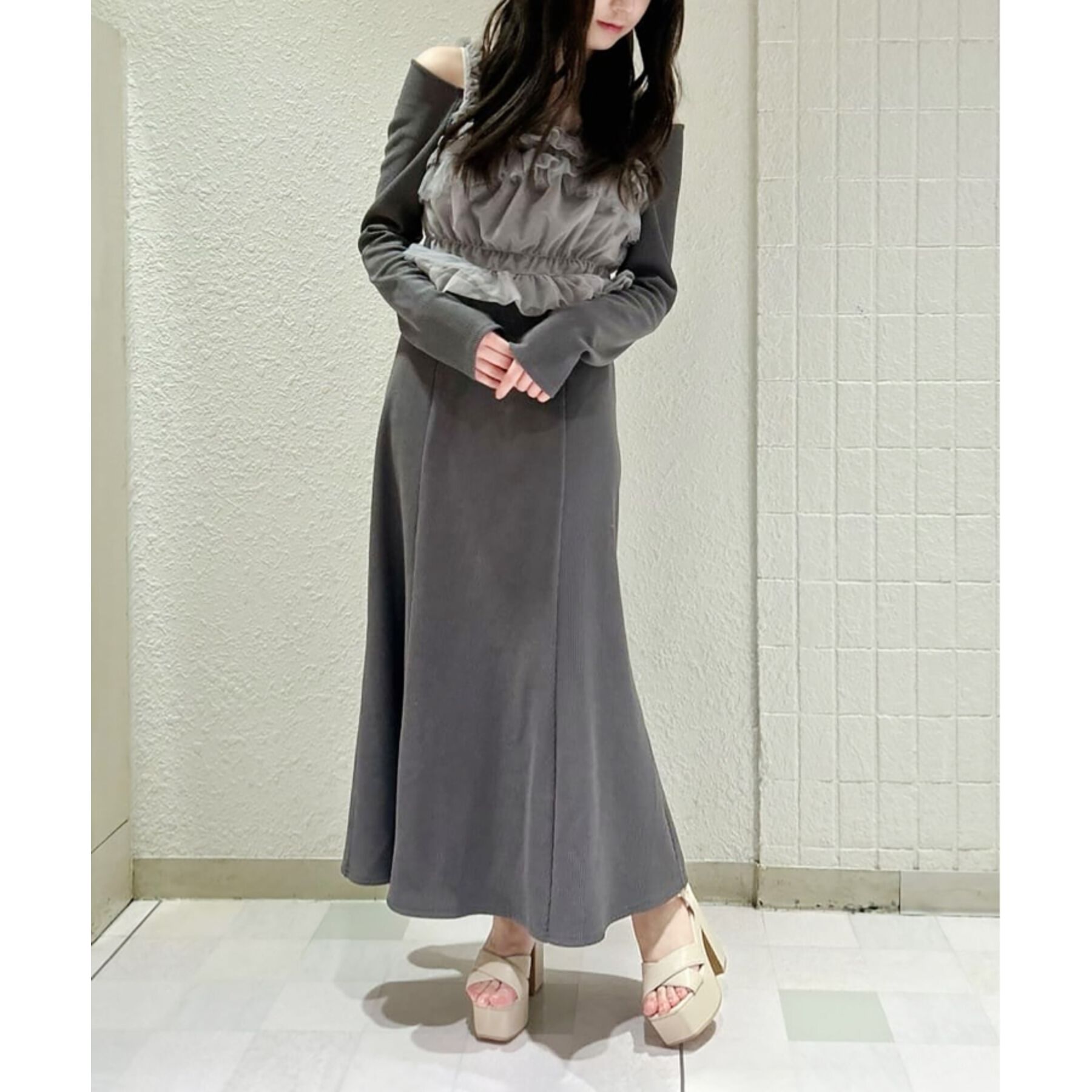 ESPERANZA「◆【ラク盛り／サンダル】リピーター続出／脚長美脚　ラク盛り厚底サンダル　24年Ver」|サンダル|