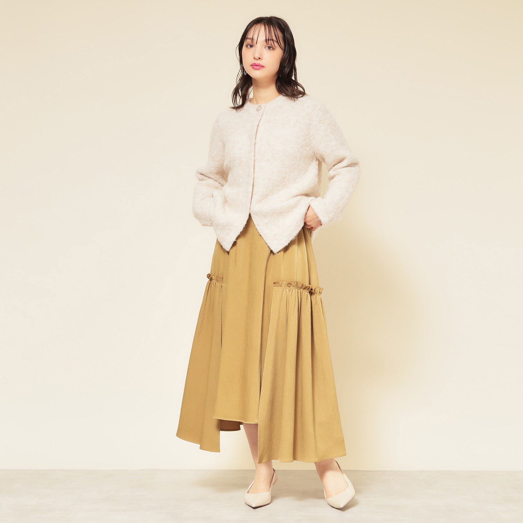SunaUna「【COLLECTION LINE】アシメフレアスカート」|スカート|