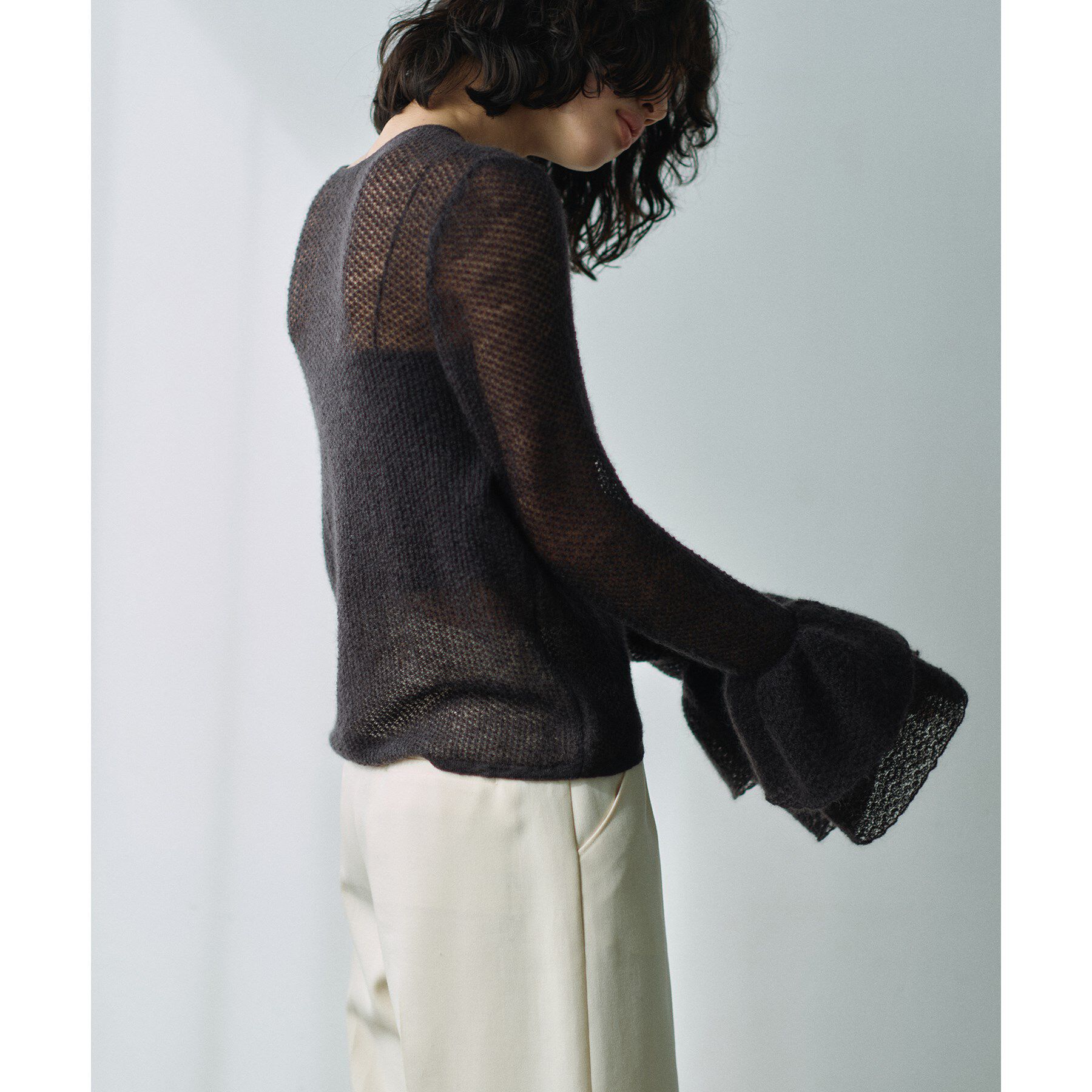CODE A「bell sleeve mohair pullover」|ニット・セーター|