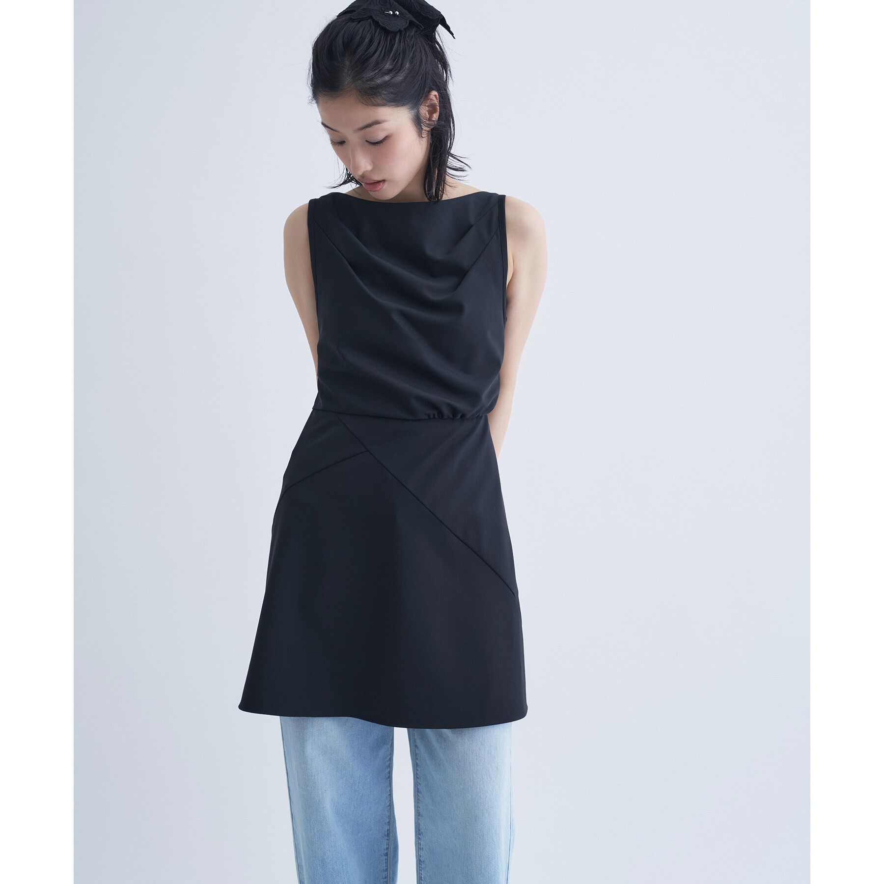 CODE A「apron dress」|ワンピース|