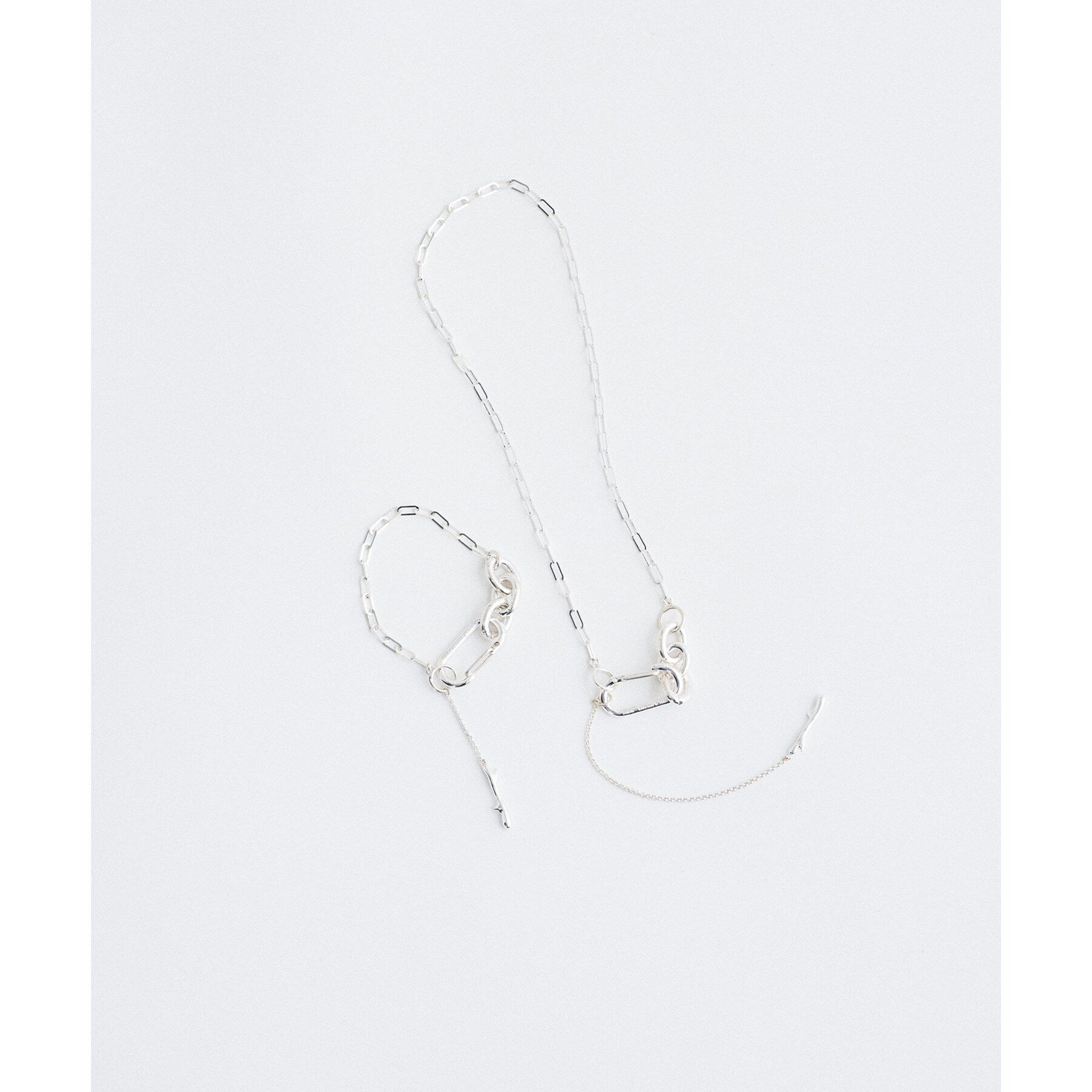CODE A「soierie｜Raw edge clip bracelet」|ブレスレット・バングル|