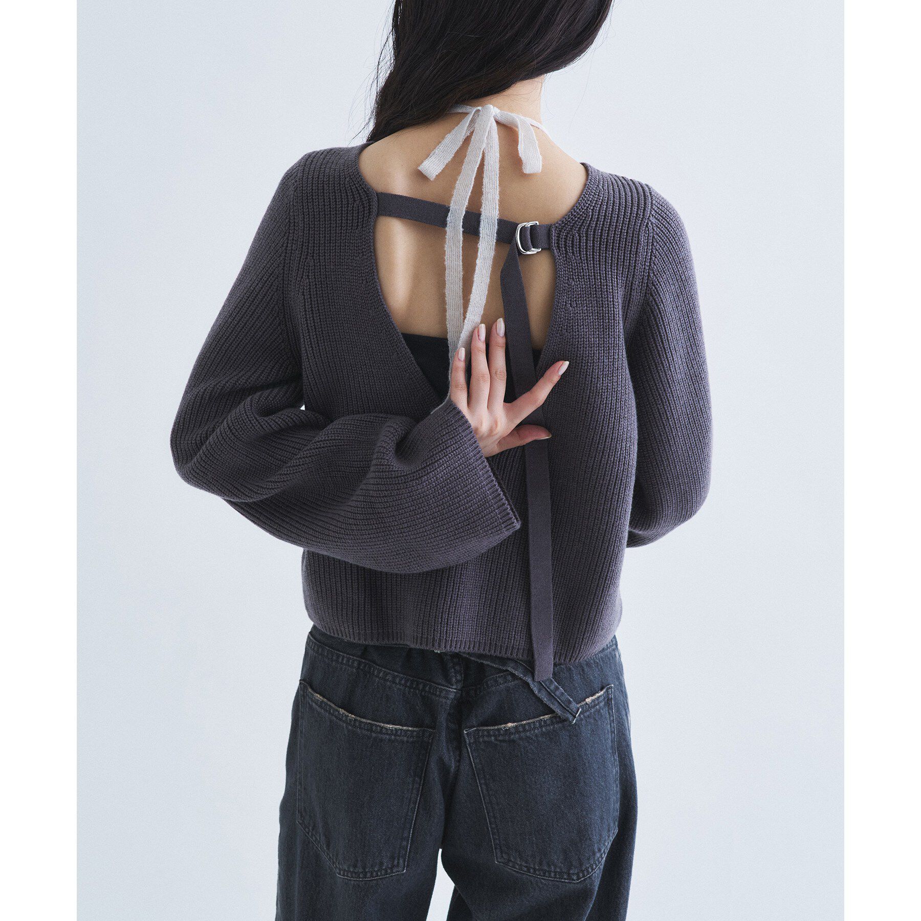 CODE A「deep V form knit」|ニット・セーター|