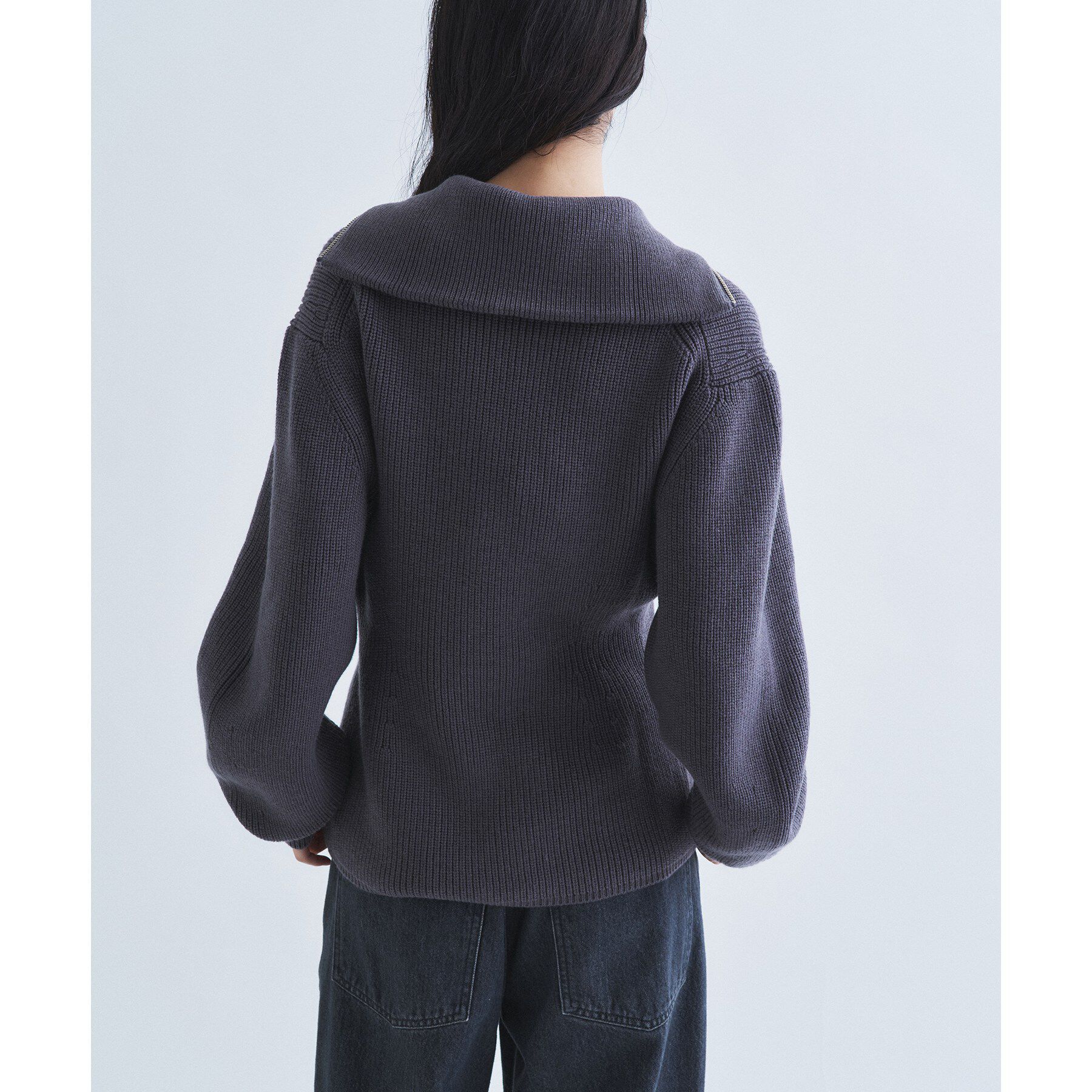 CODE A「form zip cardigan」|カーディガン|