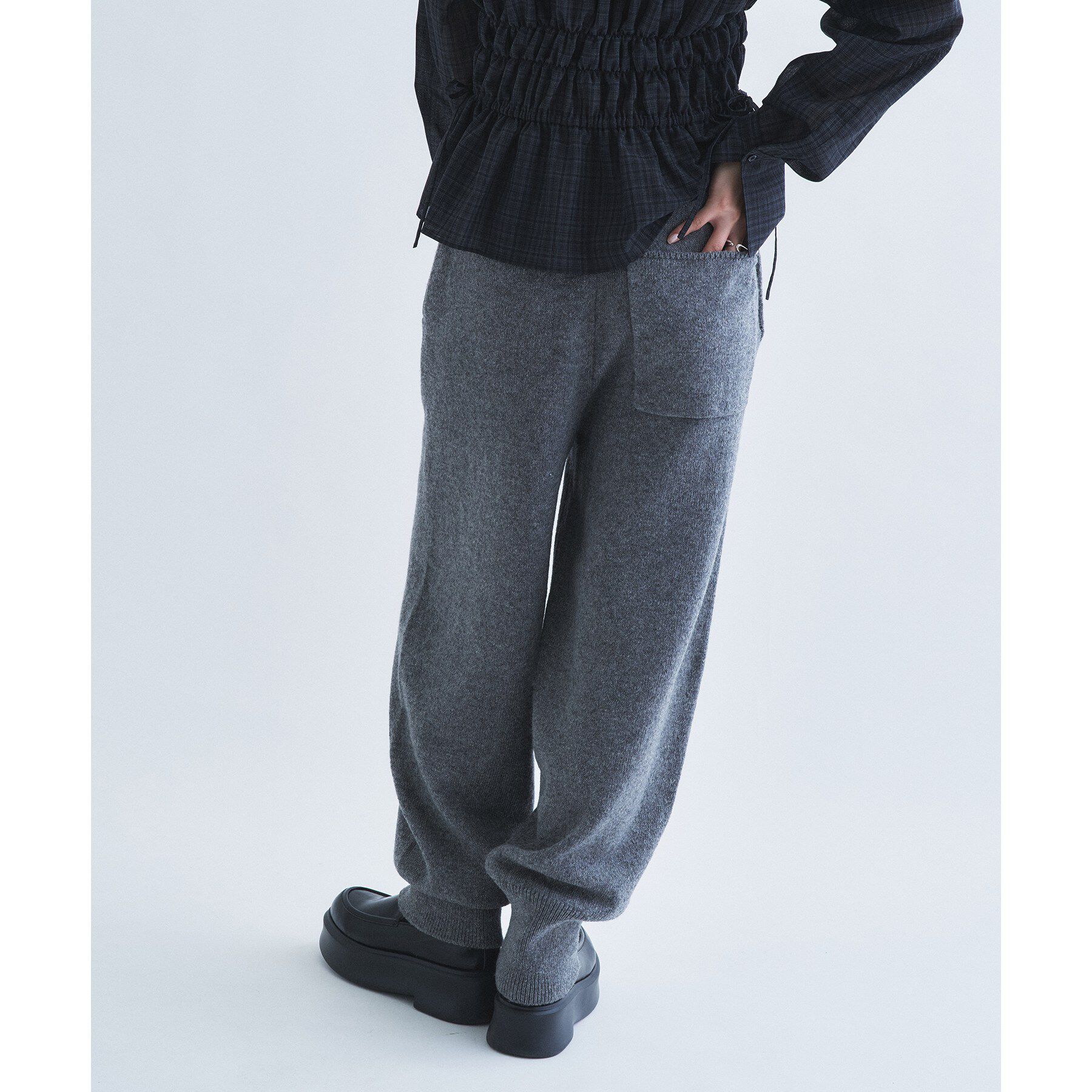 CODE A「IRONING｜plain knit pants」|その他|