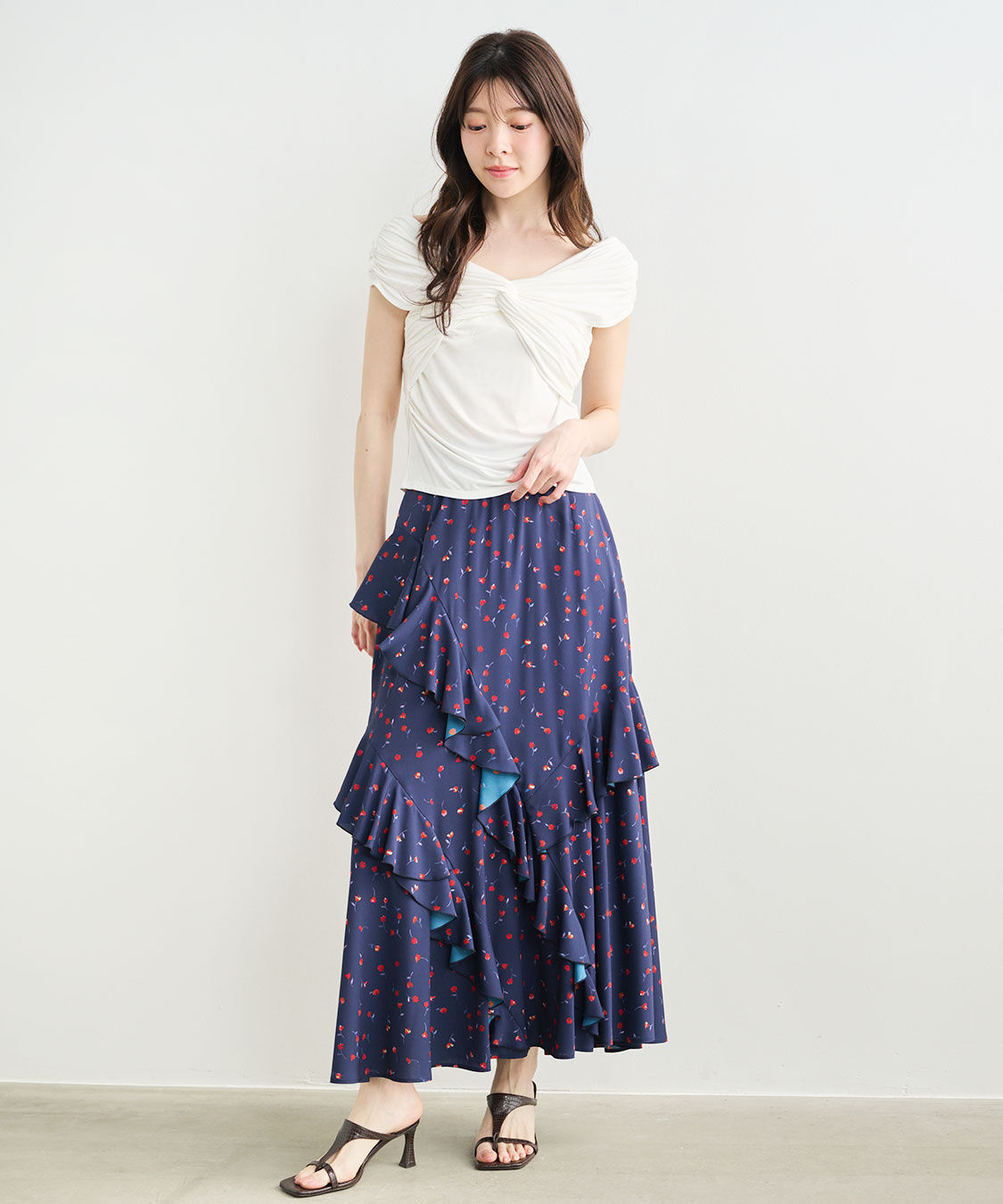 COCO DEAL「ギャザーツイストトップス」|Tシャツ・カットソー|