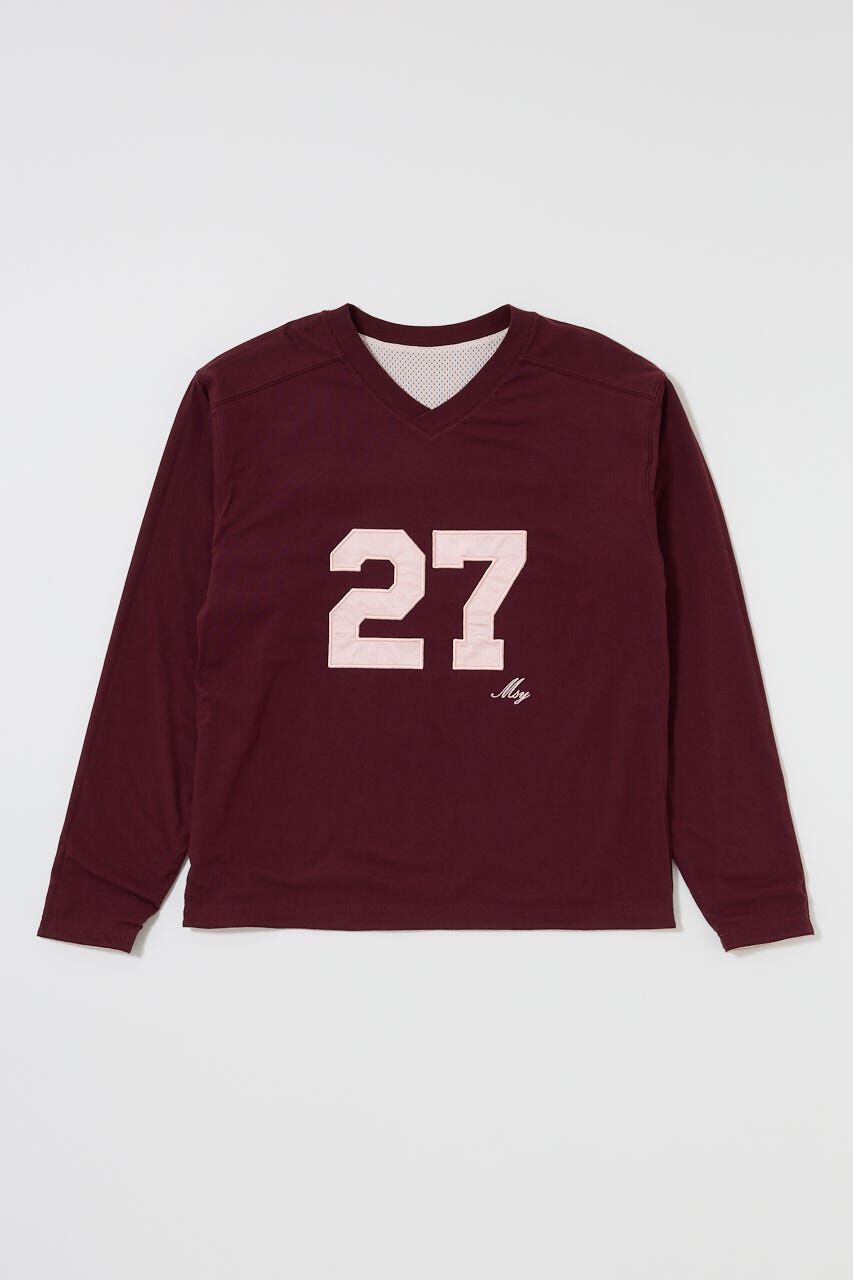 MOUSSY「REVERSIBLE MESH L/S TSJ」|Tシャツ・カットソー|