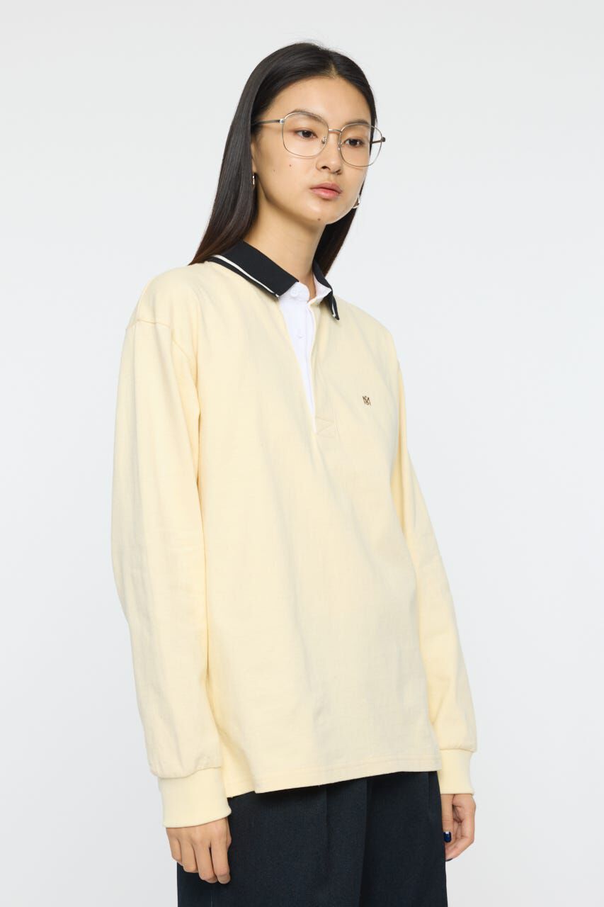 MOUSSY「OVER POLO L/S シャツ」|Tシャツ・カットソー|