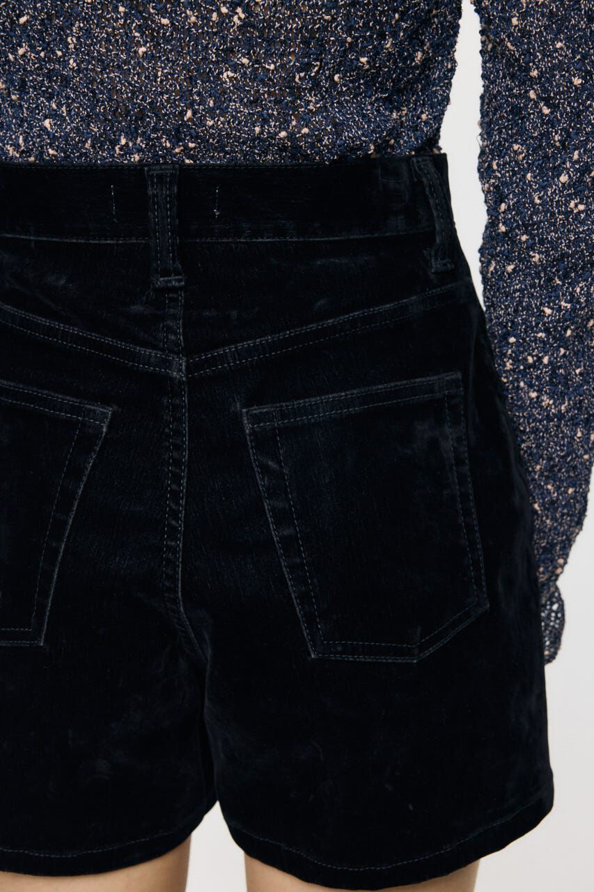 MOUSSY「VELVET MICRO ショーツ」|デニム|