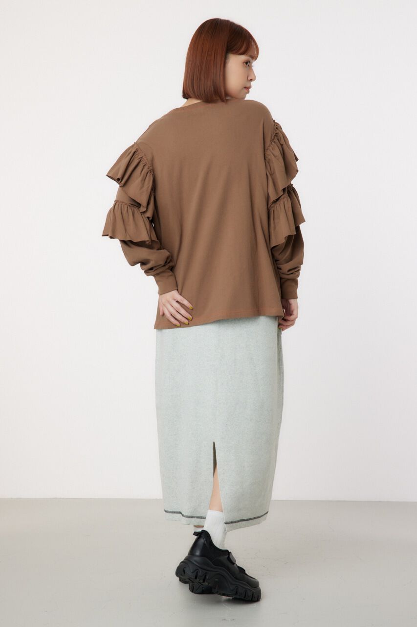RODEO CROWNS「ステッチフリルトップス」|Tシャツ・カットソー|