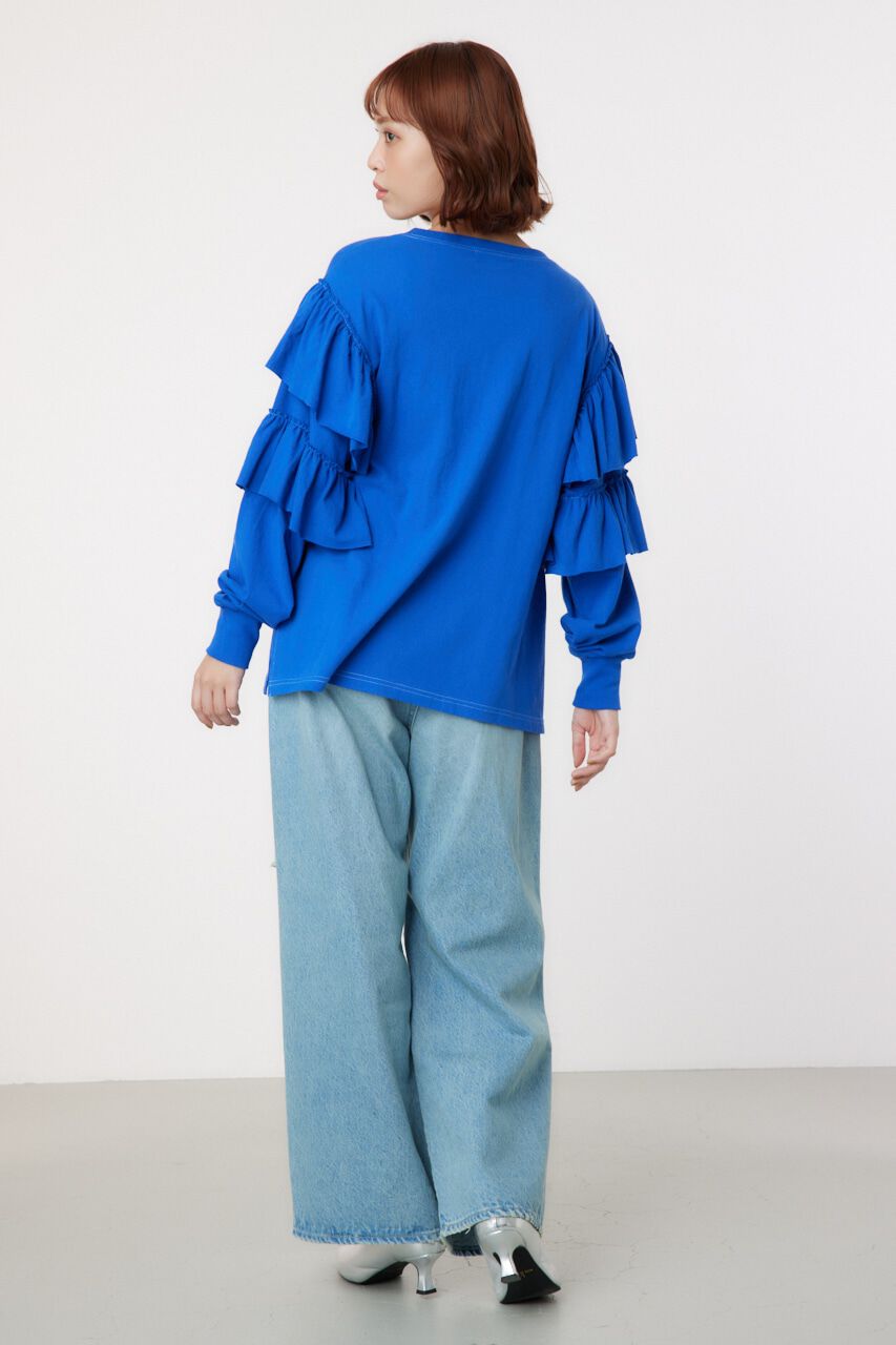 RODEO CROWNS「ステッチフリルトップス」|Tシャツ・カットソー|