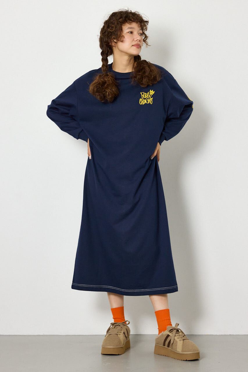 RODEO CROWNS「BRIDGE BEAR カラーステッチワンピース」|ワンピース|NVY