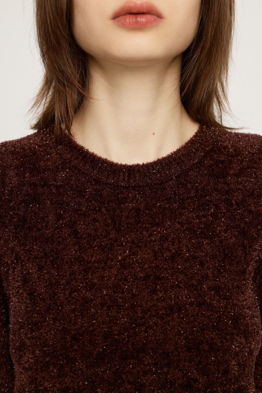 SLY「SHAGGY CUTOUT トップス」|ニット・セーター|