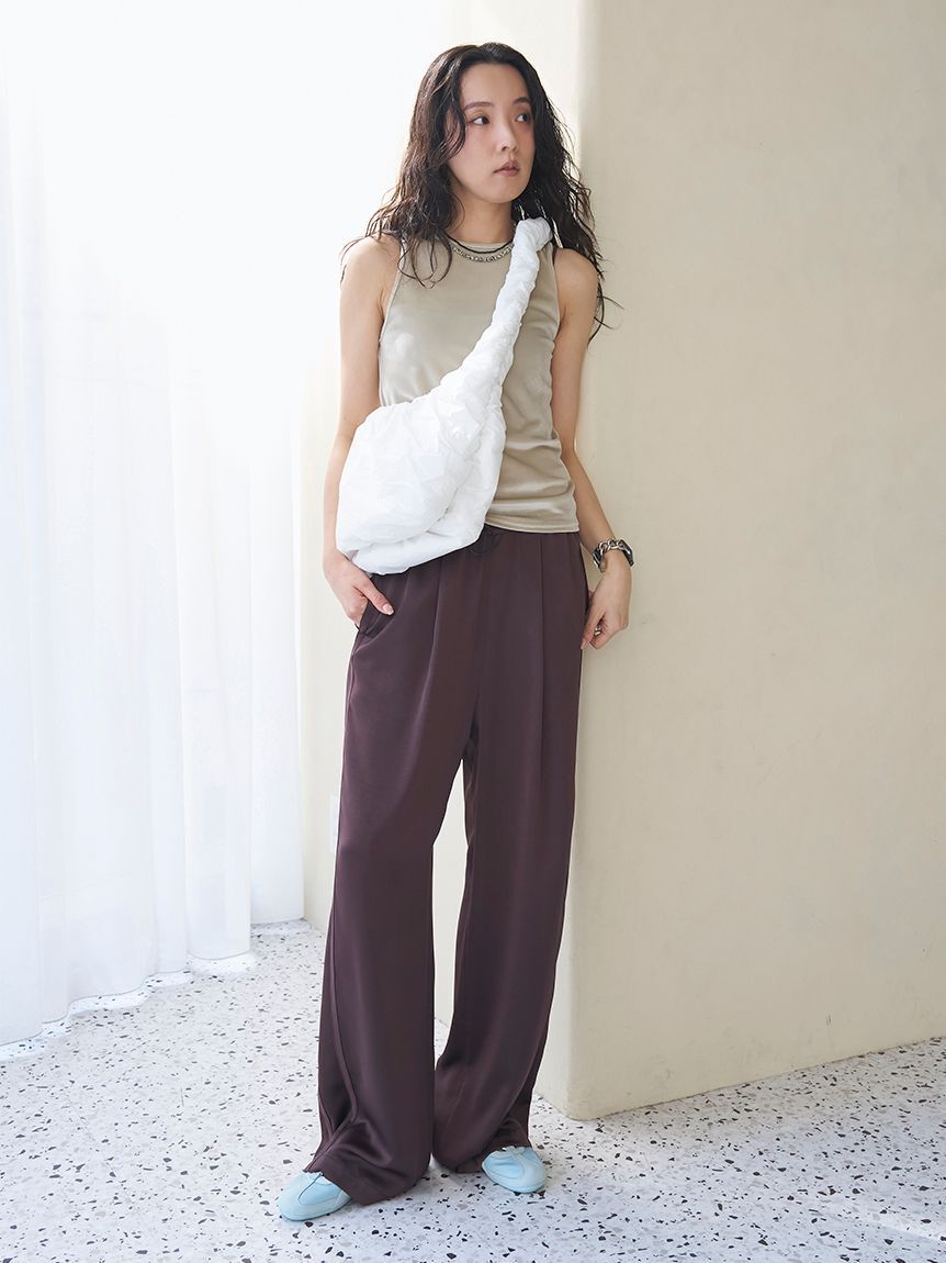 emmi atelier「2wayベロアタンクトップ」|タンクトップ|