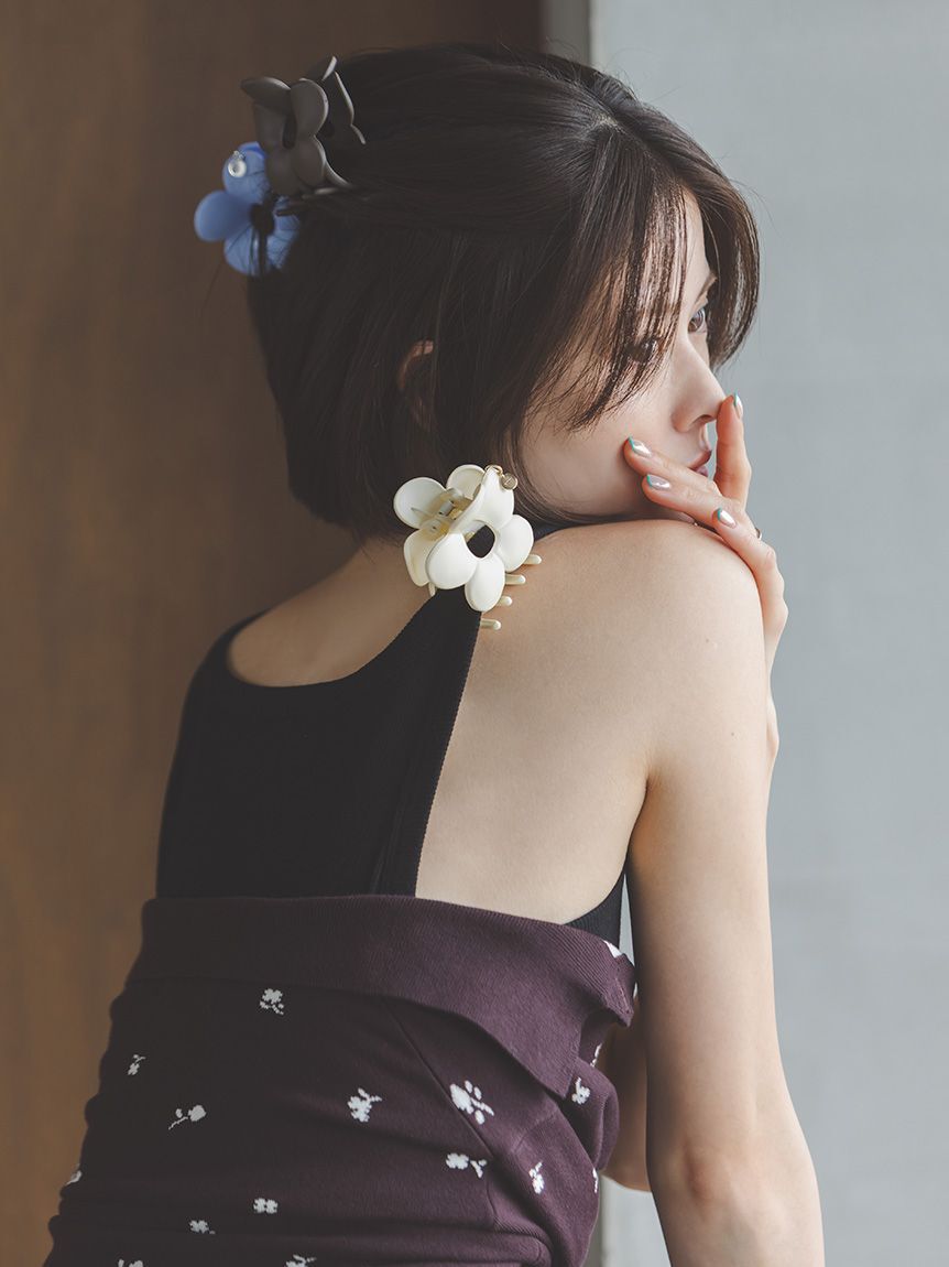 emmi atelier「レースヘムテレコタンクトップ」|タンクトップ|