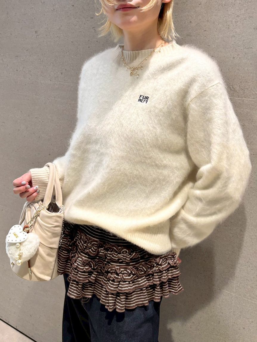 FURFUR「裾フリルジャージートップス」|Tシャツ・カットソー|