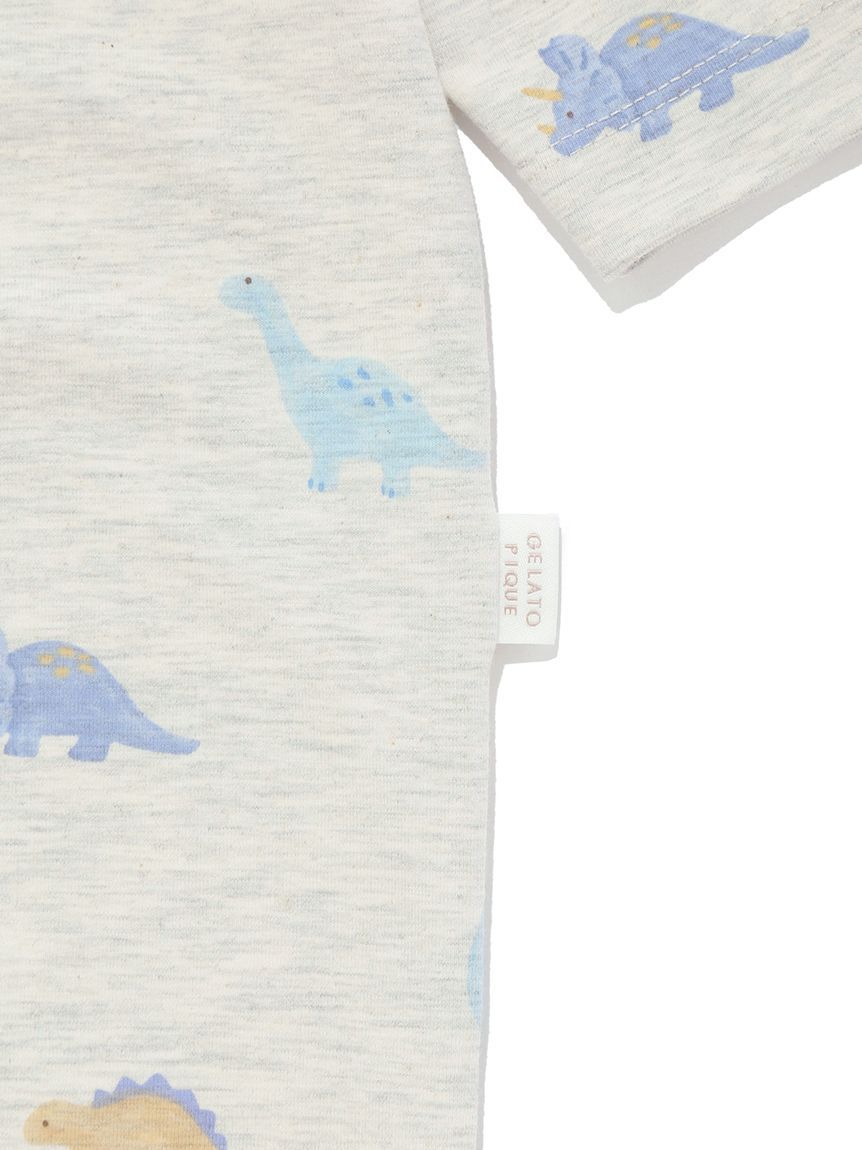 GELATO PIQUE KIDS & BABY「【BABY】ダイナソー柄ロンパース」|ロンパース|