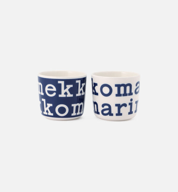 Marimekko「【日本限定】Marimekko Logo コーヒーカップセット(ハンドルなし) 200ml」|グラス・マグカップ|