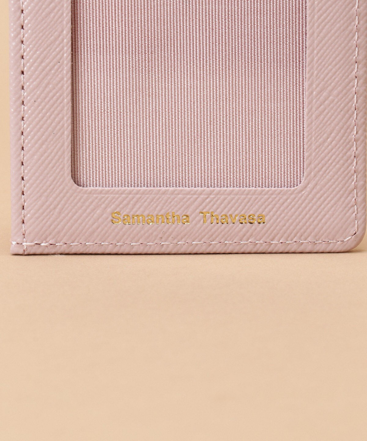 Samantha Thavasa「ラメレザービジュー パスケース」|定期入れ|