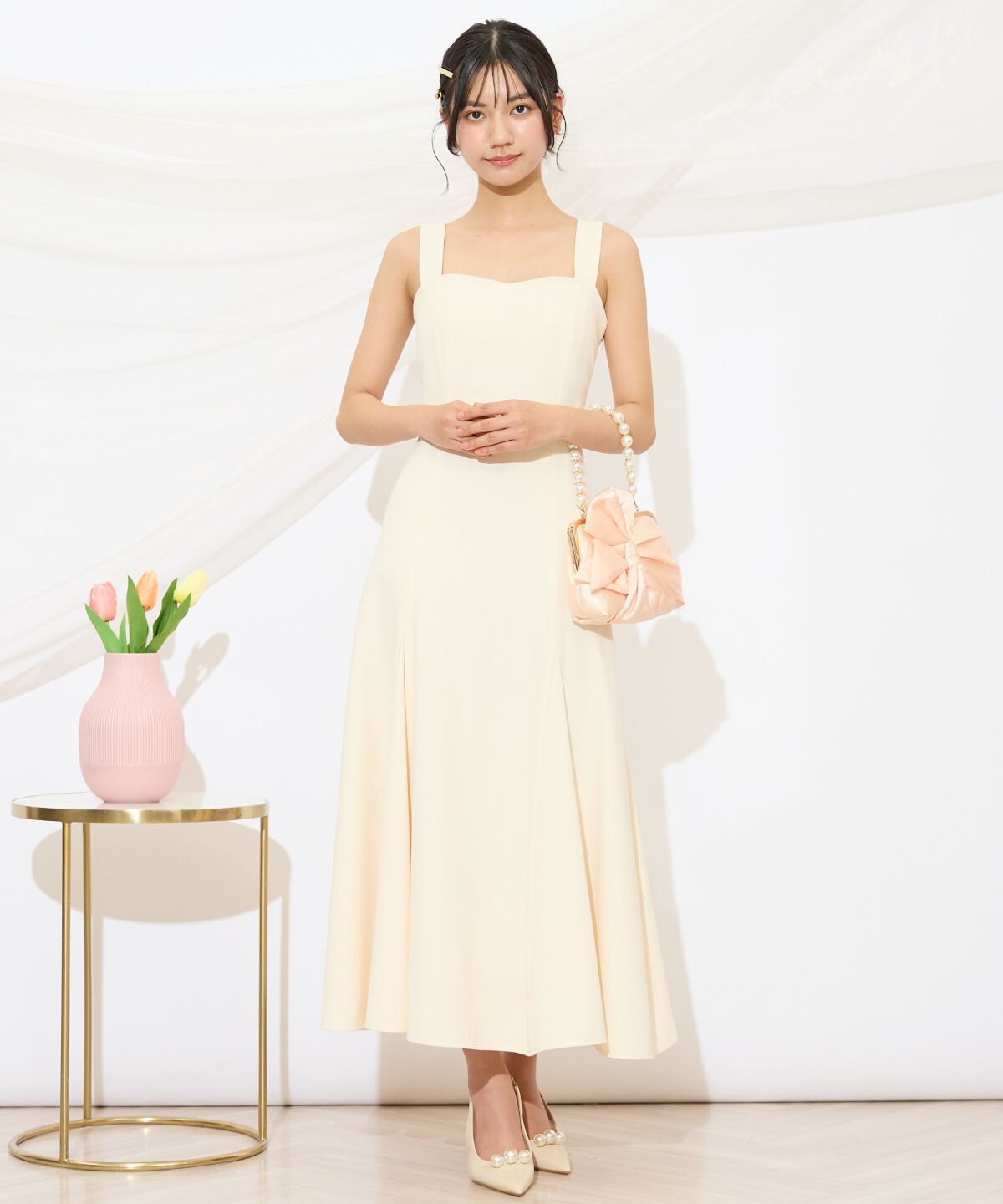 WILLSELECTION「バックレースアップワンピース」|ドレス|
