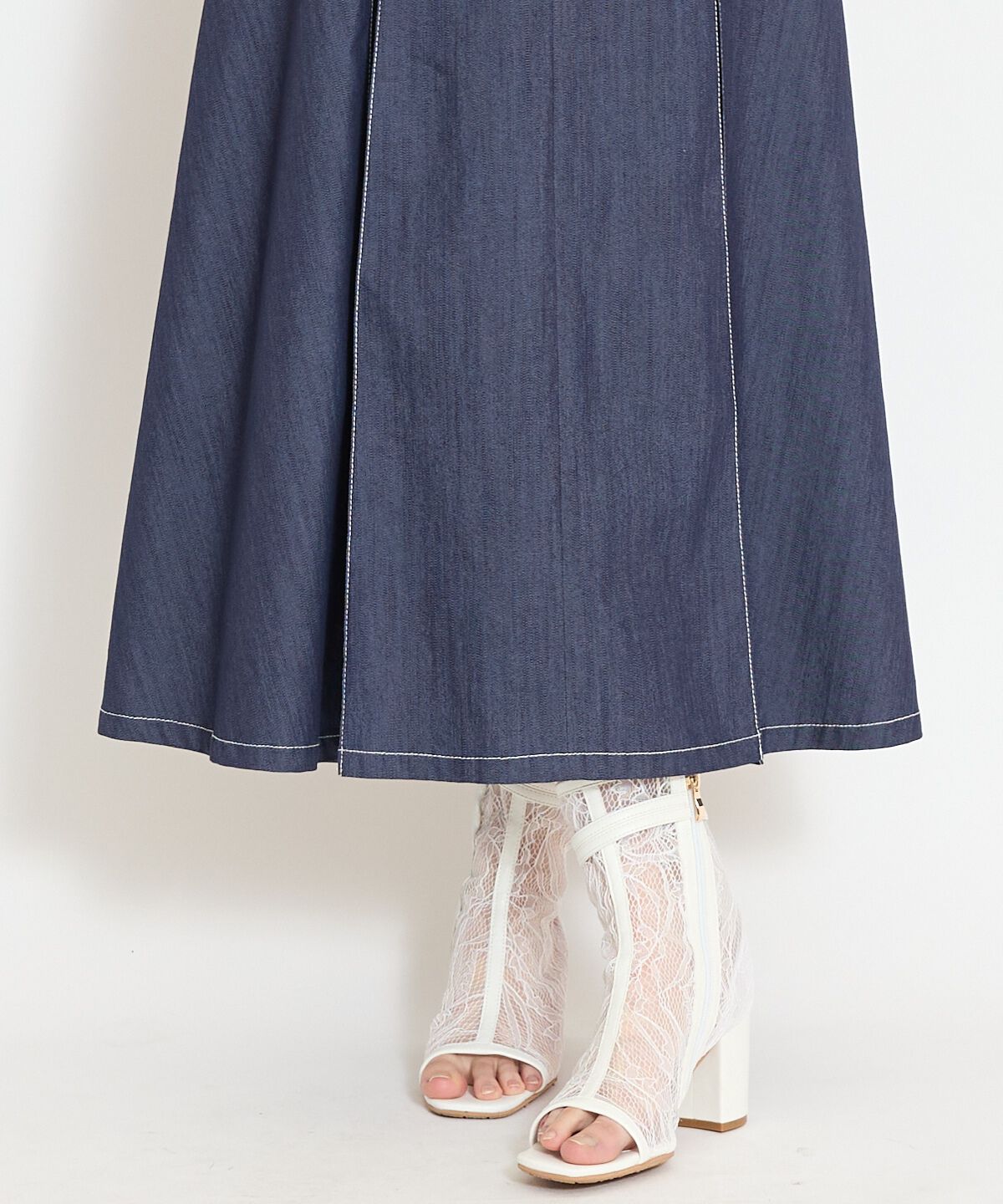 WILLSELECTION「ステッチデザインフロントZIPワンピース」|ワンピース|