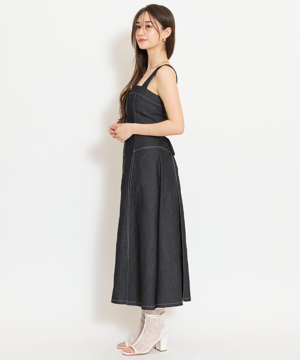 WILLSELECTION「ステッチデザインフロントZIPワンピース」|ワンピース|