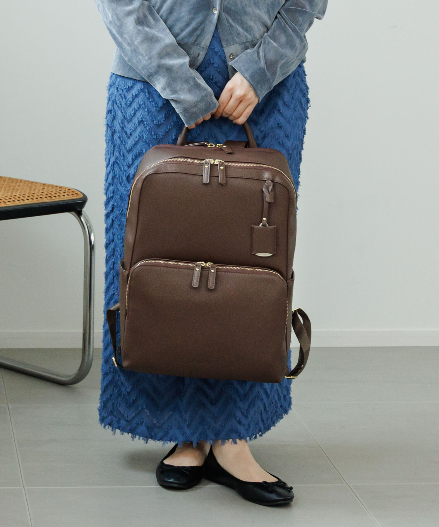 Jewelna Rose「Jewelna Rose リュックサック フレイヤ・リュック2 A4  14.0インチ PC収納 通勤 16142」|リュック|