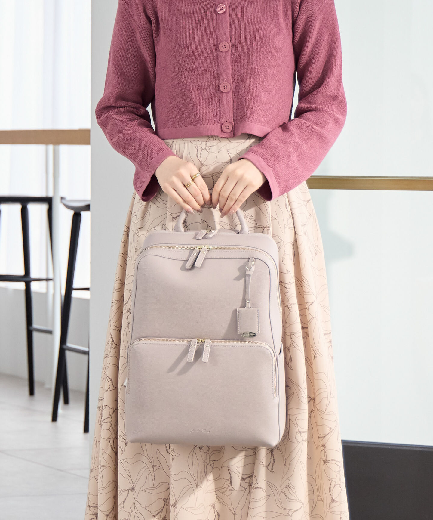 Jewelna Rose「Jewelna Rose リュックサック フレイヤ・リュック2 A4  14.0インチ PC収納 通勤 16142」|リュック|