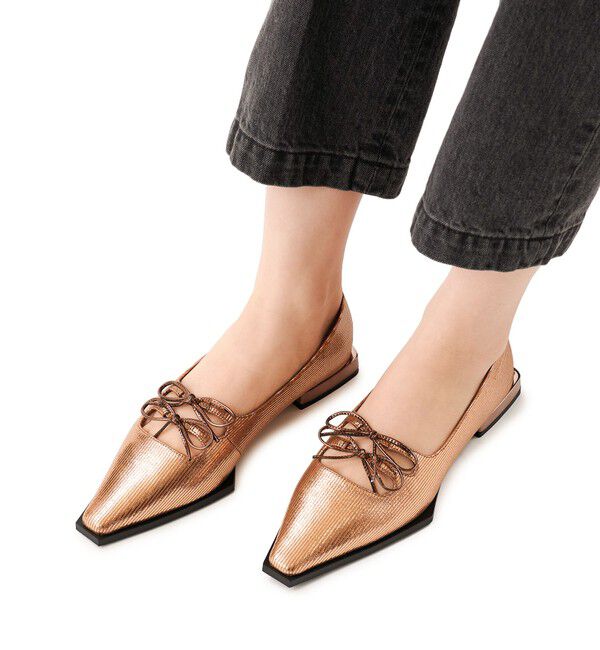 SY UNITED ARROWS「＜SY＞ダブルリボンピース フラット15●&uarr;」|パンプス|