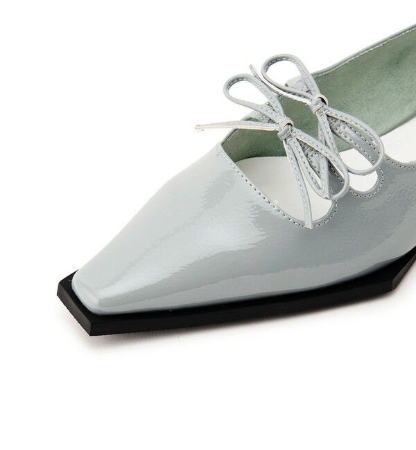 SY UNITED ARROWS「＜SY＞ダブルリボンピース フラット15●&uarr;」|パンプス|