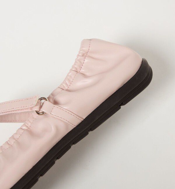 SY UNITED ARROWS「＜SY＞ シャーリングベルクロ フラット20&uarr;」|バレエシューズ|