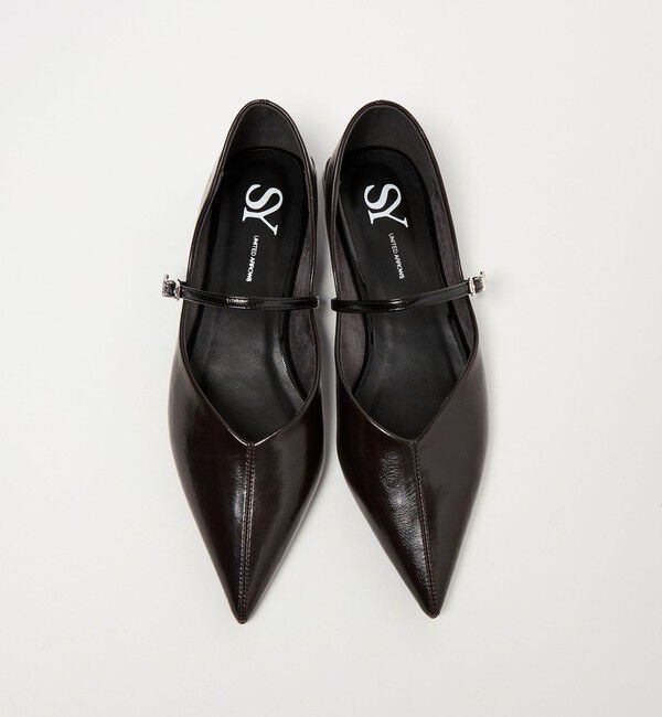 SY UNITED ARROWS「＜SY＞ ポインテッドベルト フラット20&uarr;」|パンプス|