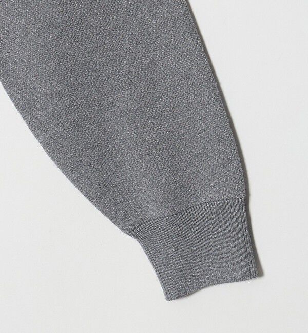 UNITED ARROWS「ラメ ジャガード スキッパー ニット ‐ウォッシャブル‐」|ニット・セーター|