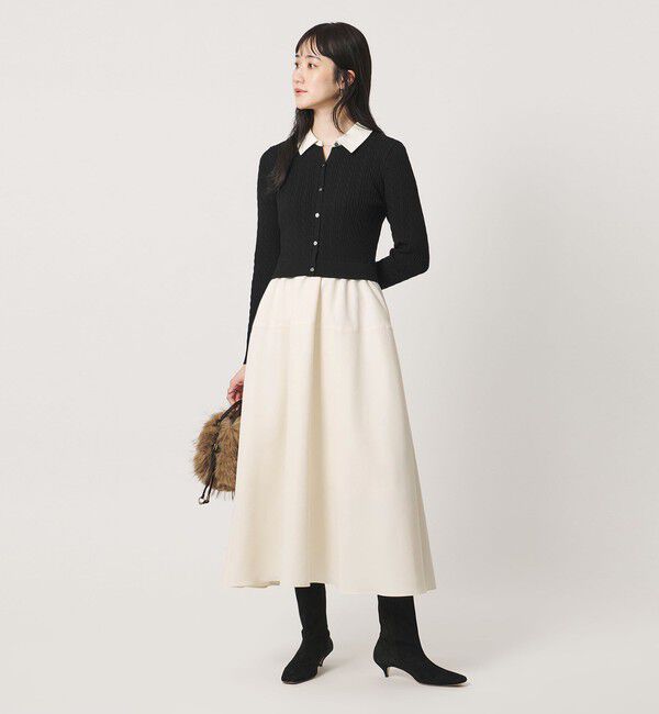 UNITED ARROWS「ケーブル コンビ ワンピース」|ワンピース|