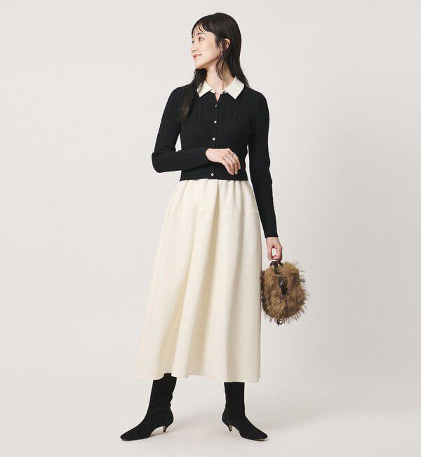 UNITED ARROWS「ケーブル コンビ ワンピース」|ワンピース|