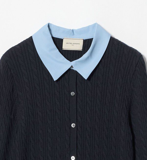 UNITED ARROWS「ケーブル コンビ ワンピース」|ワンピース|
