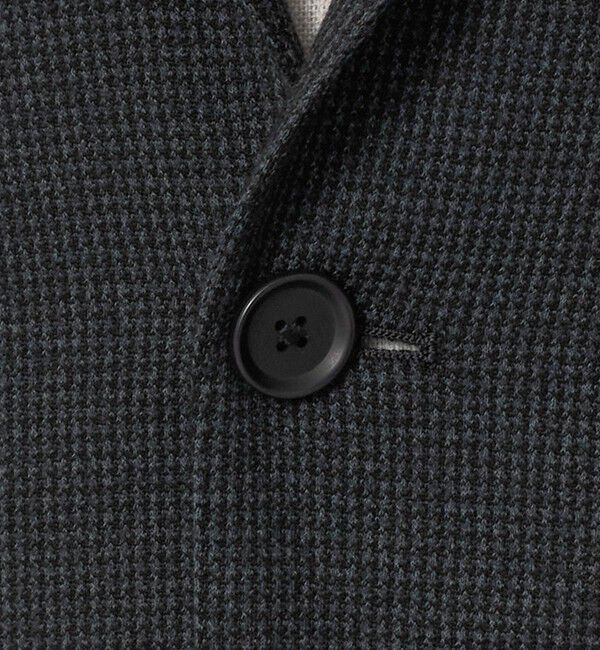 UNITED ARROWS「ハウンドトゥース ジャージ シングル 2ボタン テーラードジャケット COMFORT EASY-MODEL」|テーラードジャケット|